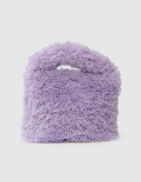 Fluffy Fur Tas Paars SHOEBY ACCESSOIRES