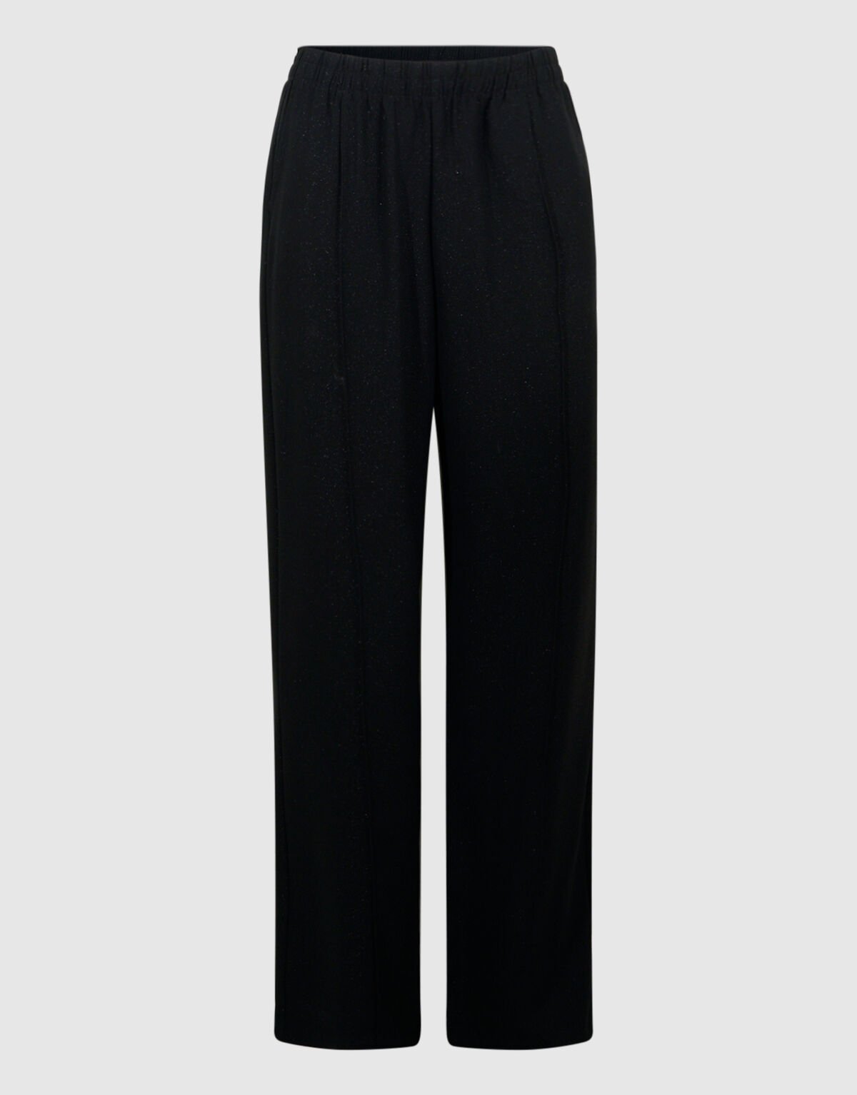 Glitter Wide Leg Broek Zwart SHOEBY WOMEN