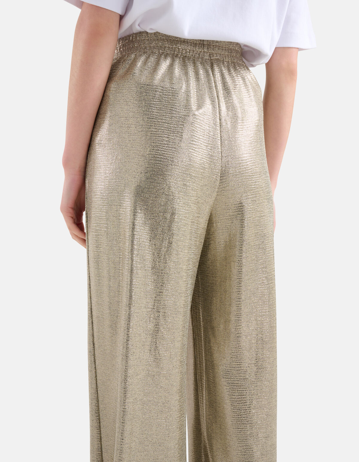 Coated Broek Zilver SHOEBY WOMEN