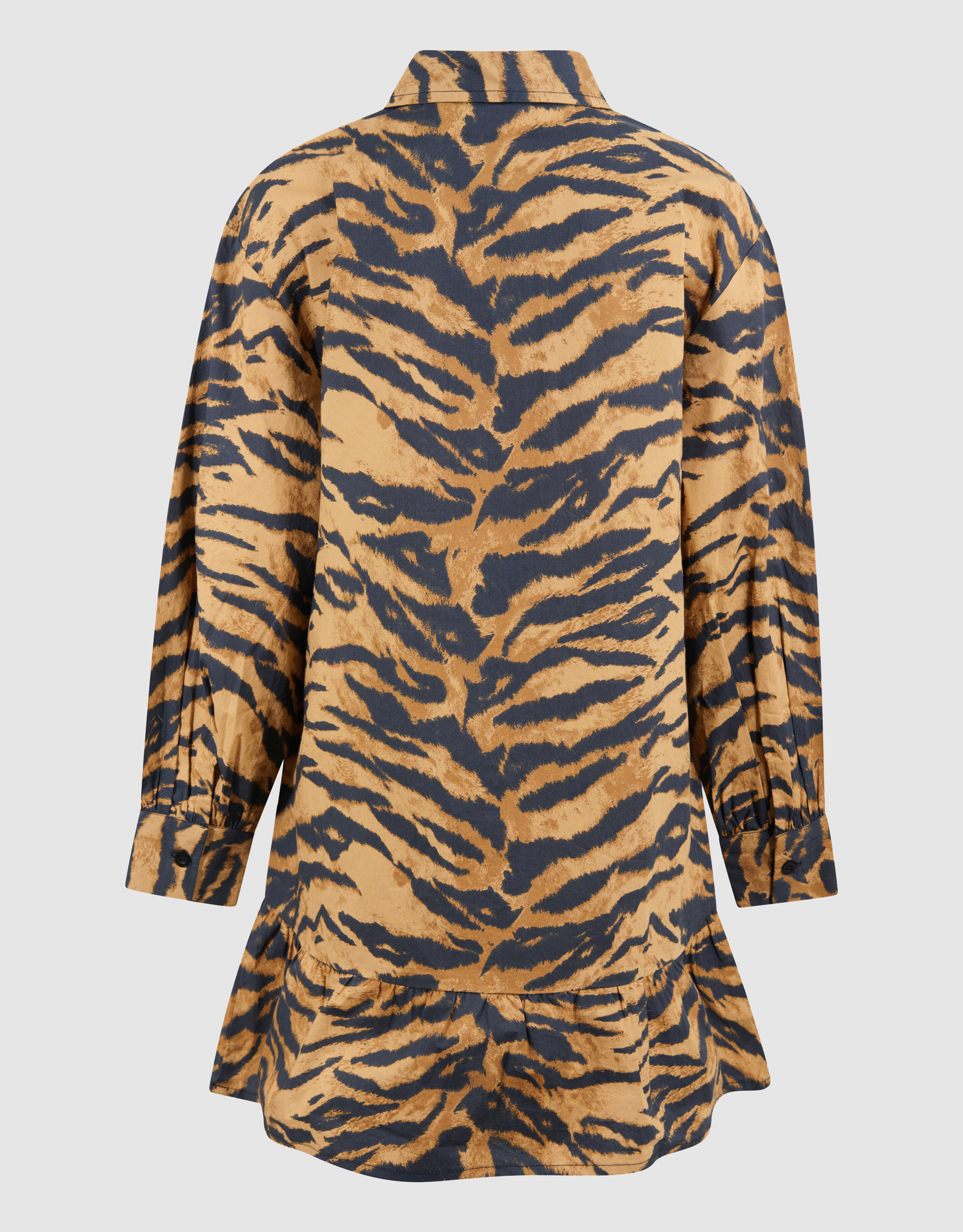 Tijgerprint Jurk Bruin SHOEBY GIRLS