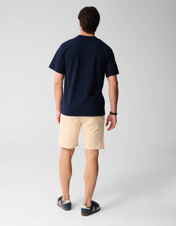 Jacquard Label T-shirt Donkerblauw SHOEBY MEN