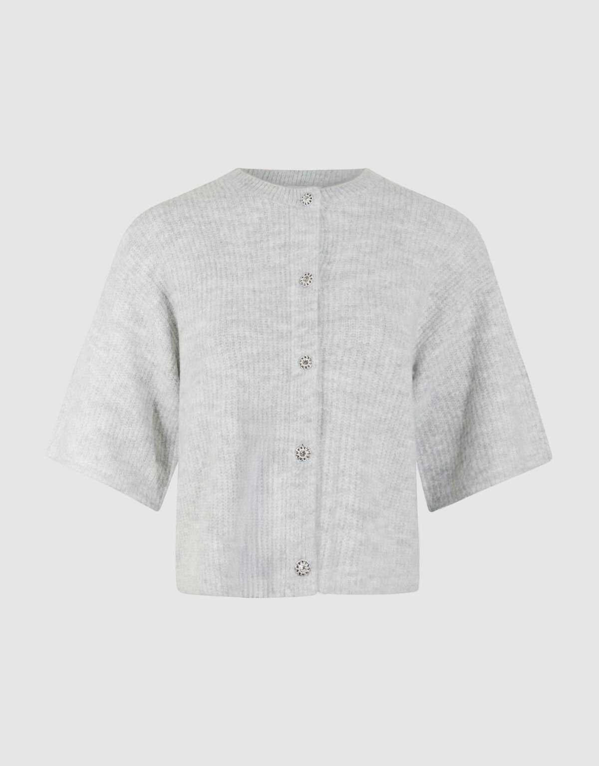 Korte Mouwen Vest Lichtgrijs SHOEBY WOMEN