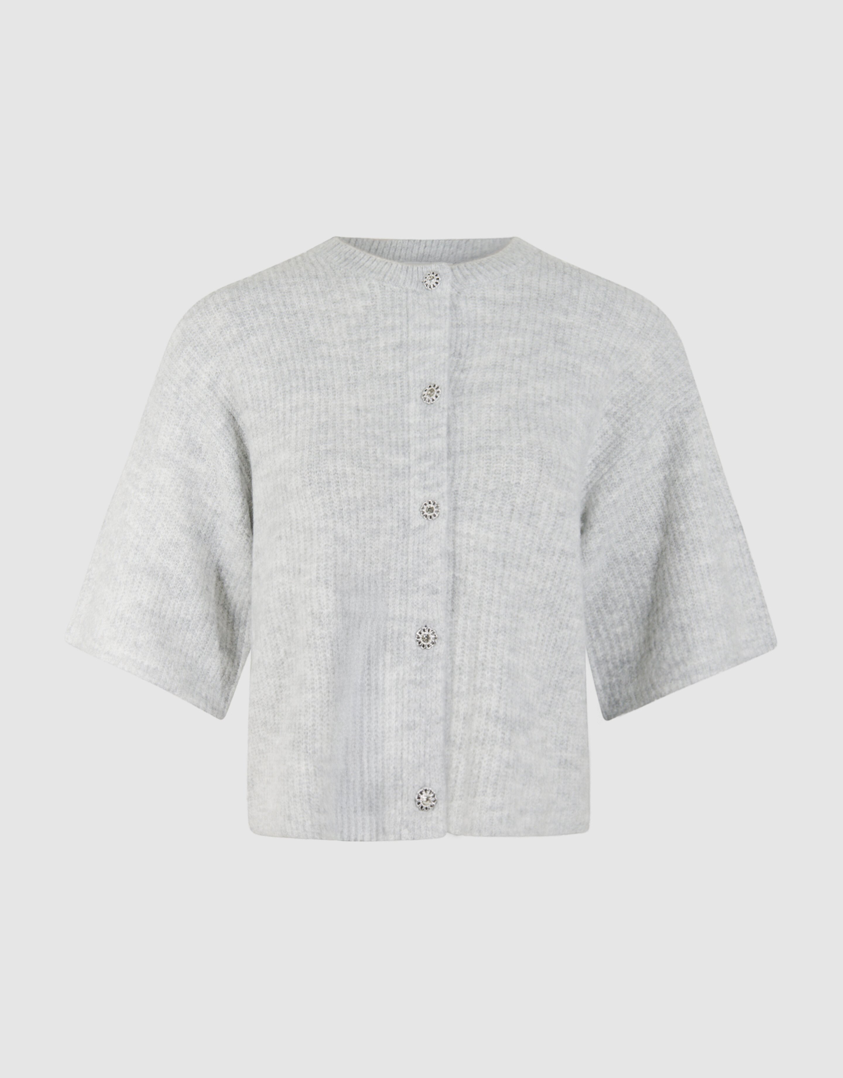 Korte Mouwen Vest Lichtgrijs SHOEBY WOMEN