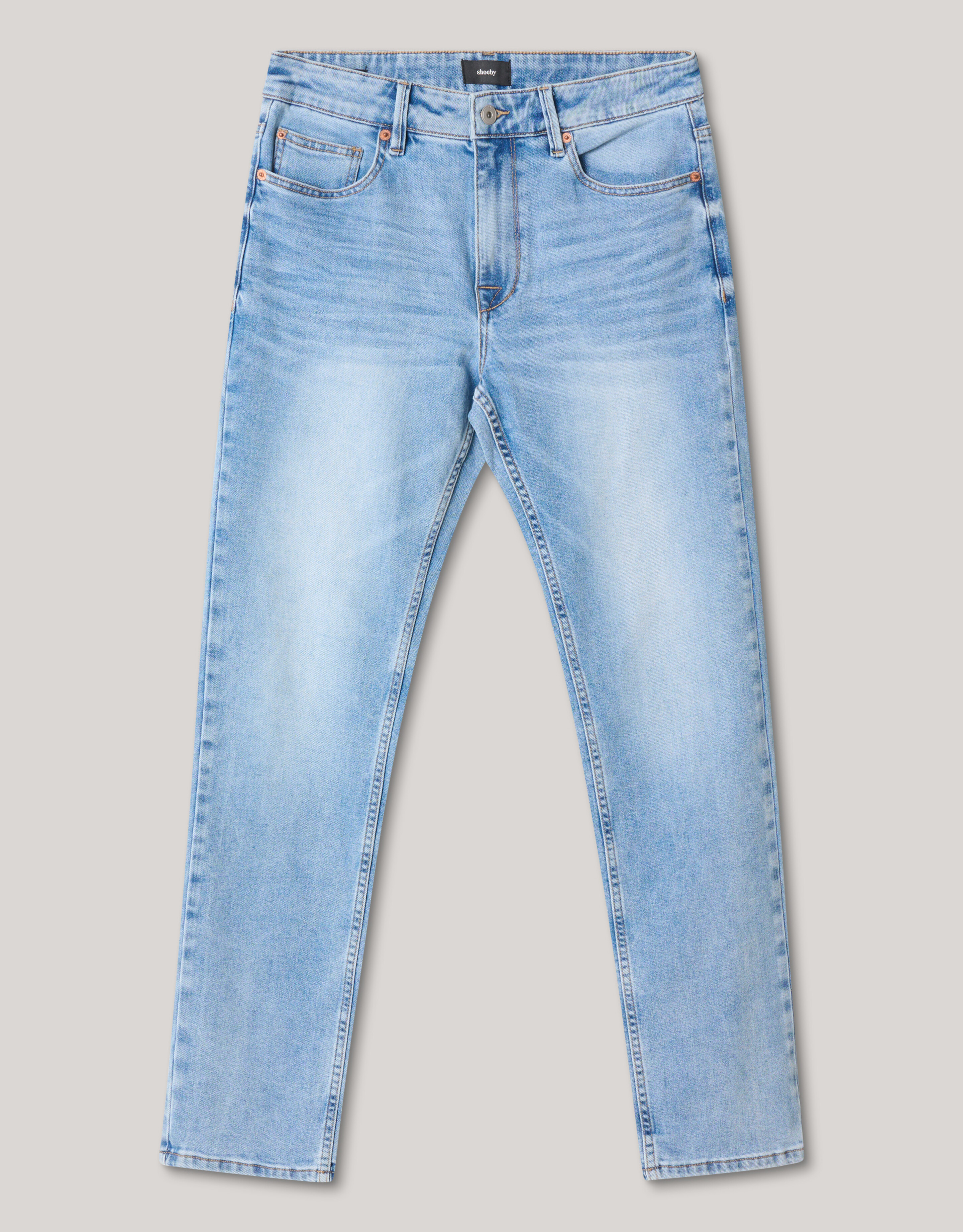 Straight Fit Light Jeans Bleached L34 SHOEBY MEN