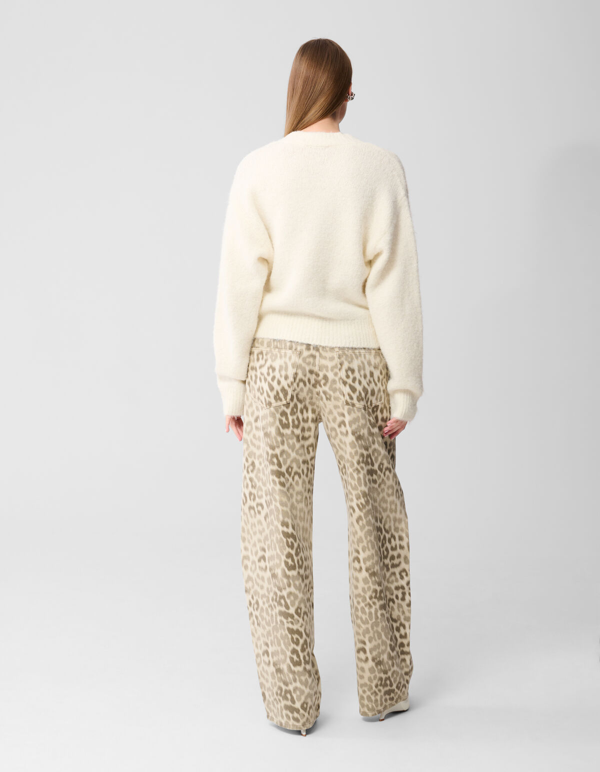 Flower Trui Gebroken Wit SHOEBY WOMEN