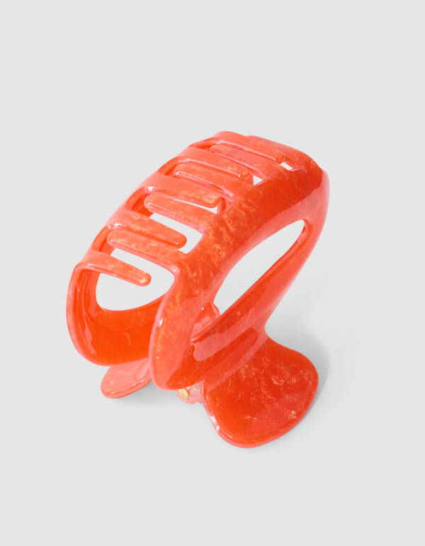 Bulky Haarklem Oranje SHOEBY ACCESSOIRES