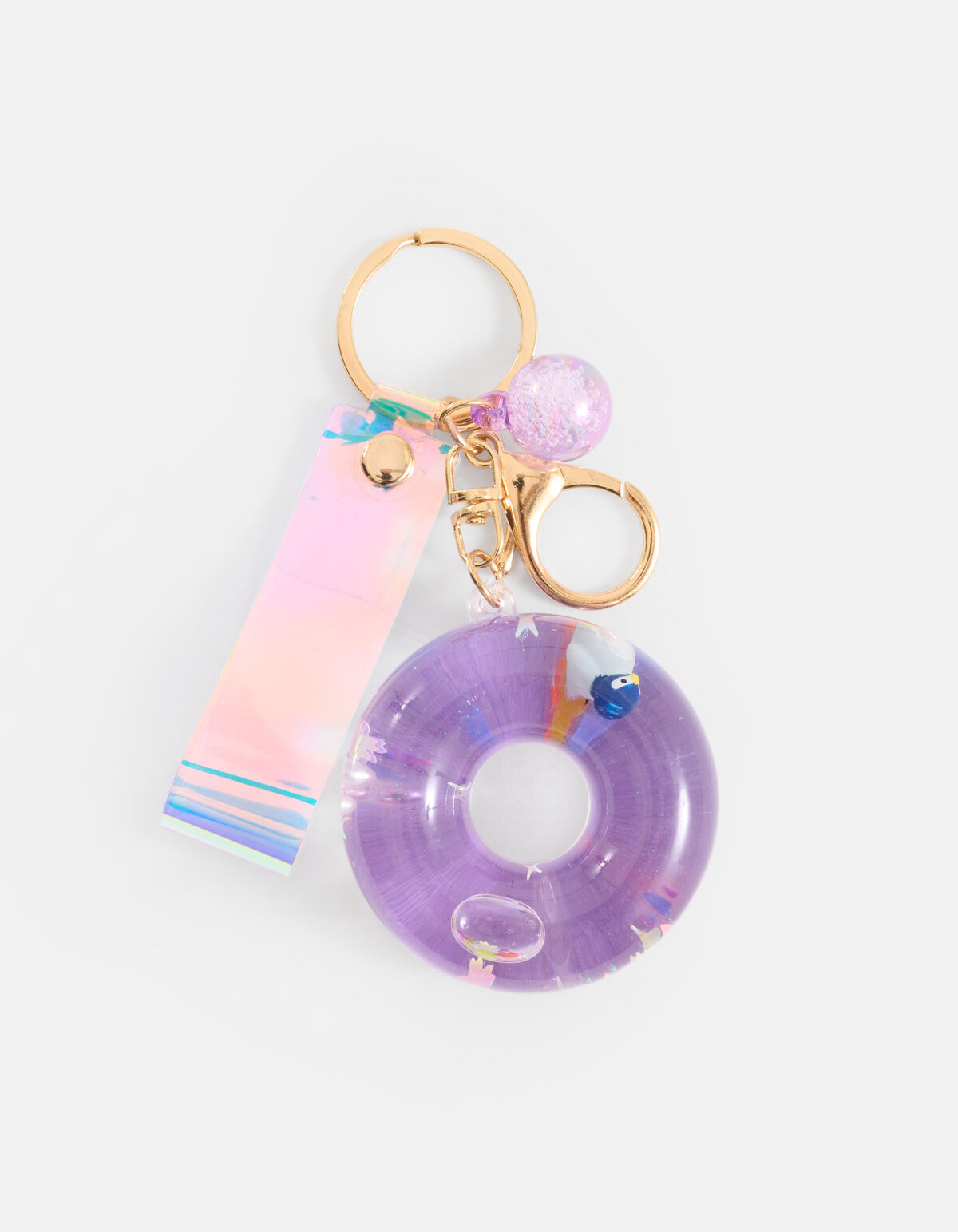 Donut Sleutelhanger Lichtpaars SHOEBY ACCESSOIRES