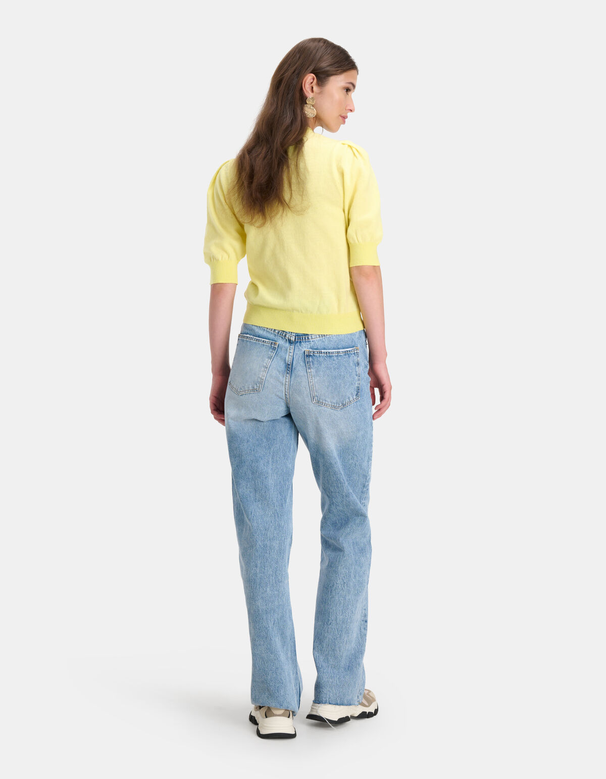 Pofmouwen Top Geel SHOEBY WOMEN