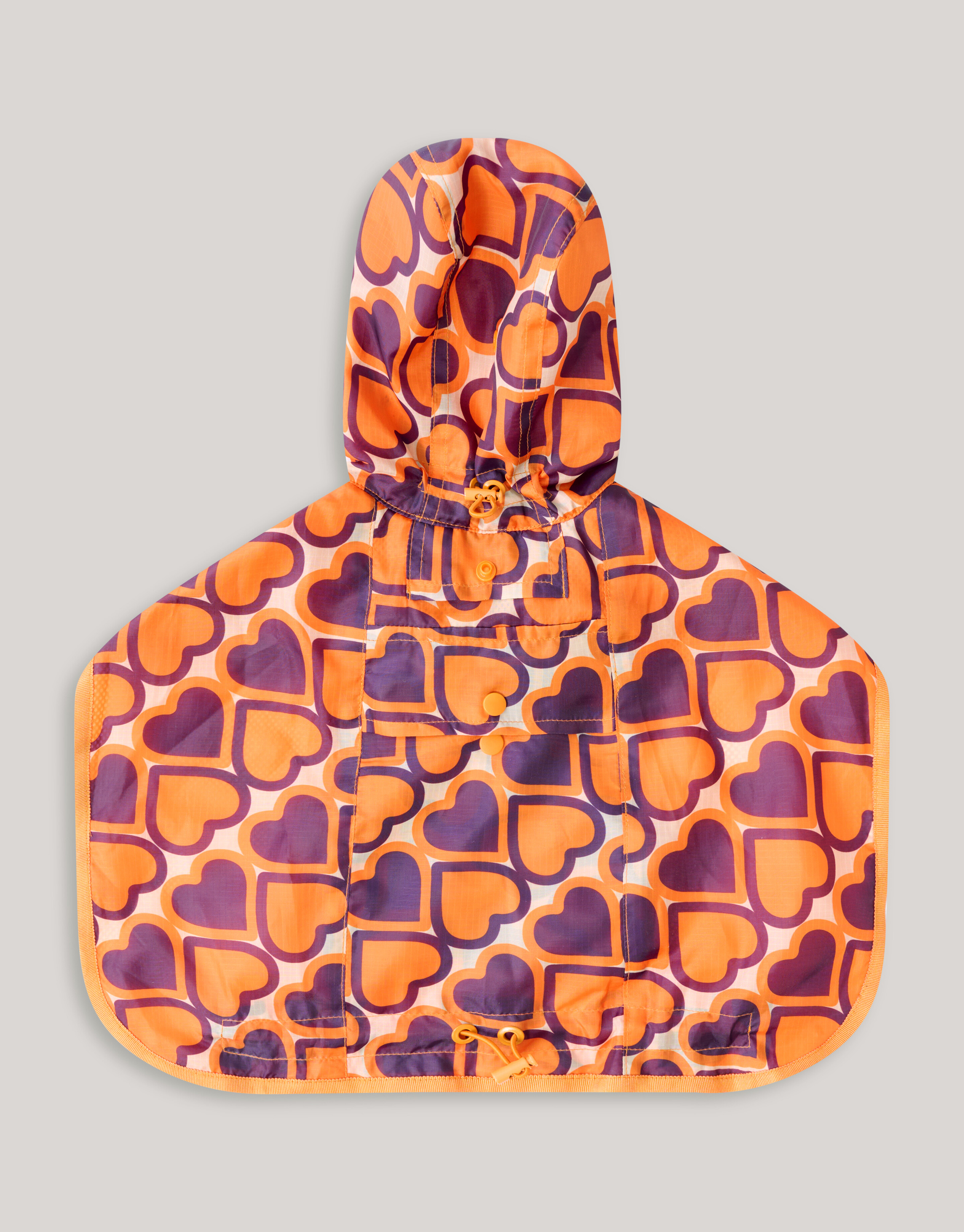 Printed Honden Regenjas Oranje SHOEBY ACCESSOIRES