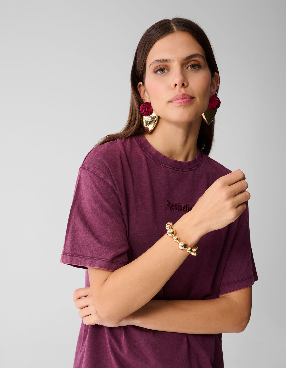 Beaded Armband Goud SHOEBY ACCESSOIRES