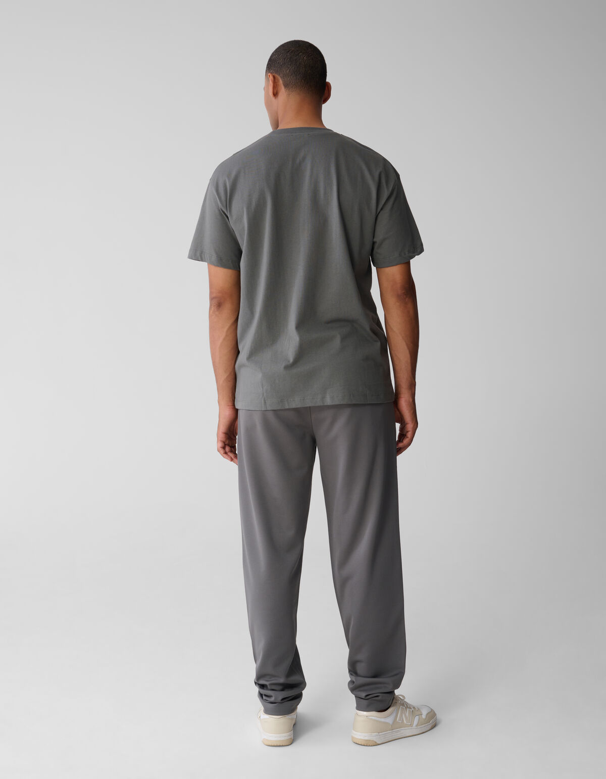 Flock Line Artwork T-shirt Donkergroen SHOEBY MEN