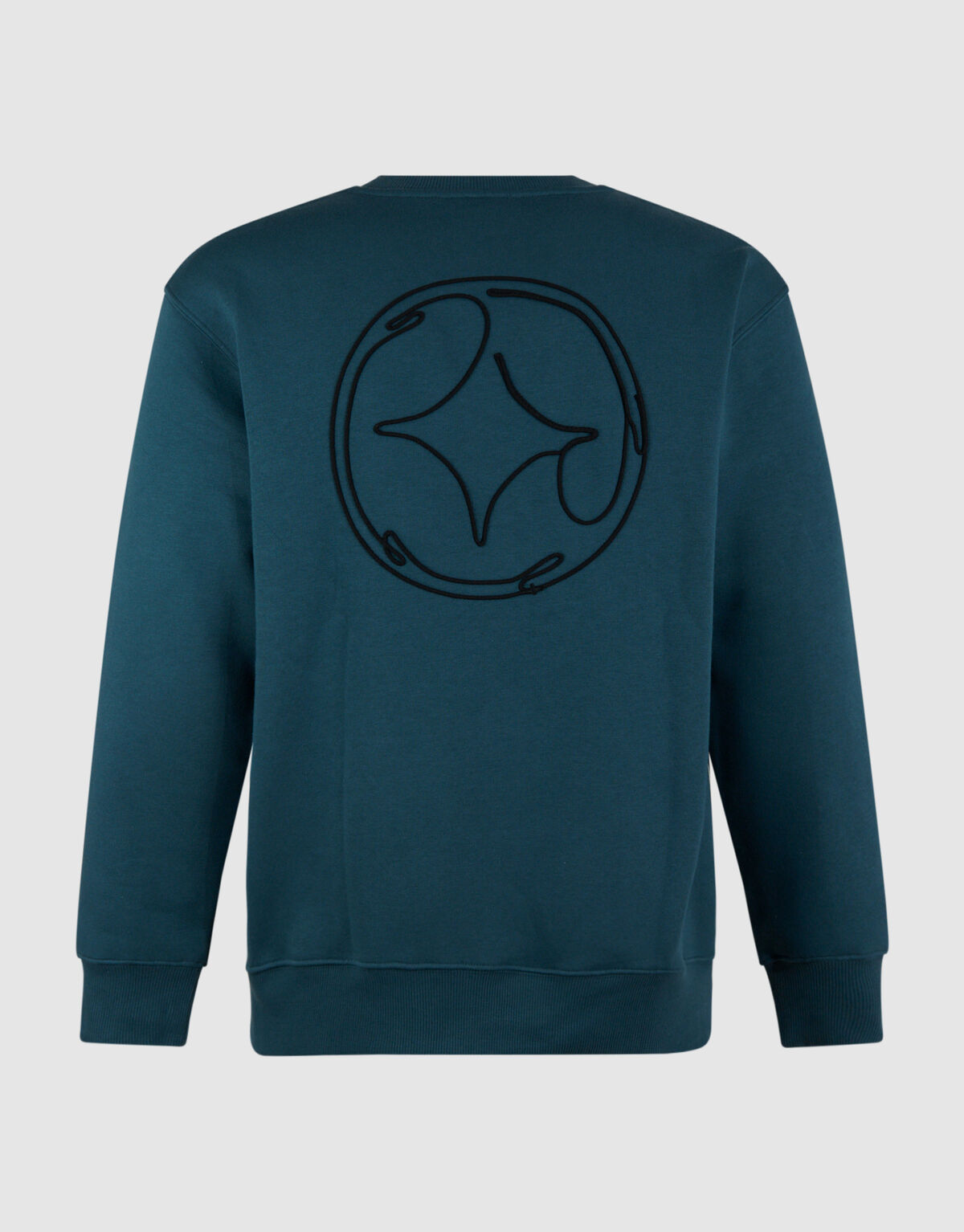 Cord Artwork Sweater Donkergroen SHOEBY MEN