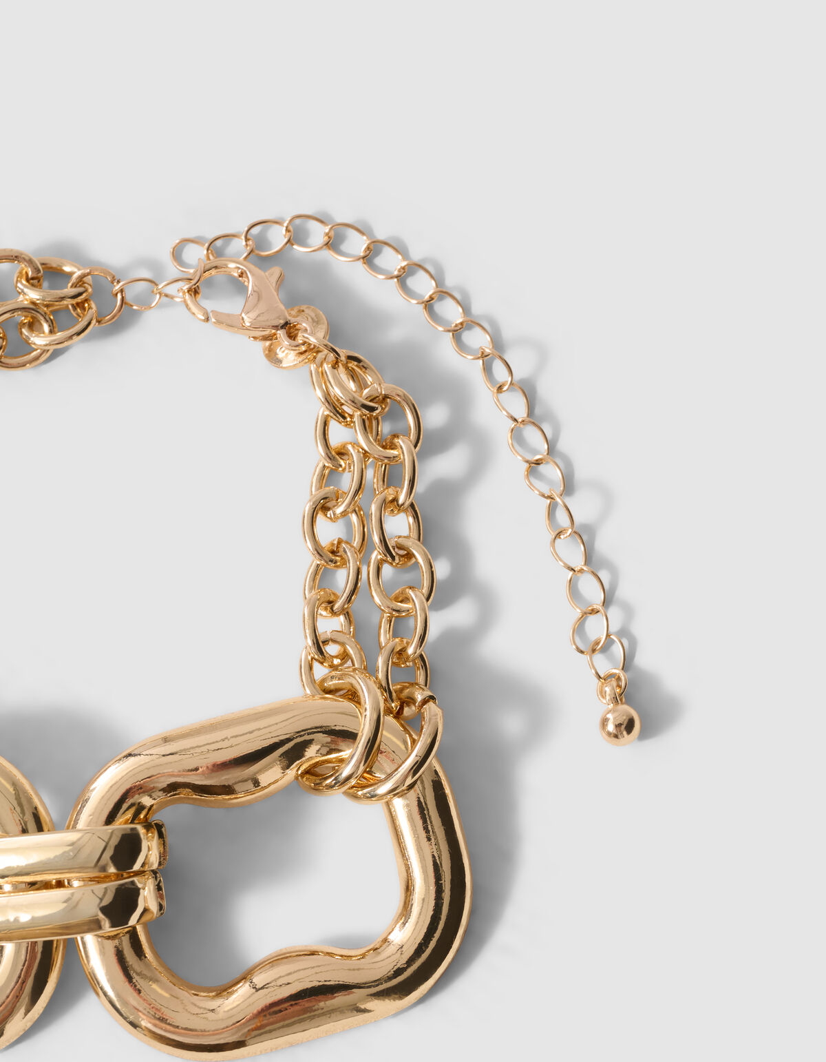 Square Armband Goud SHOEBY ACCESSOIRES