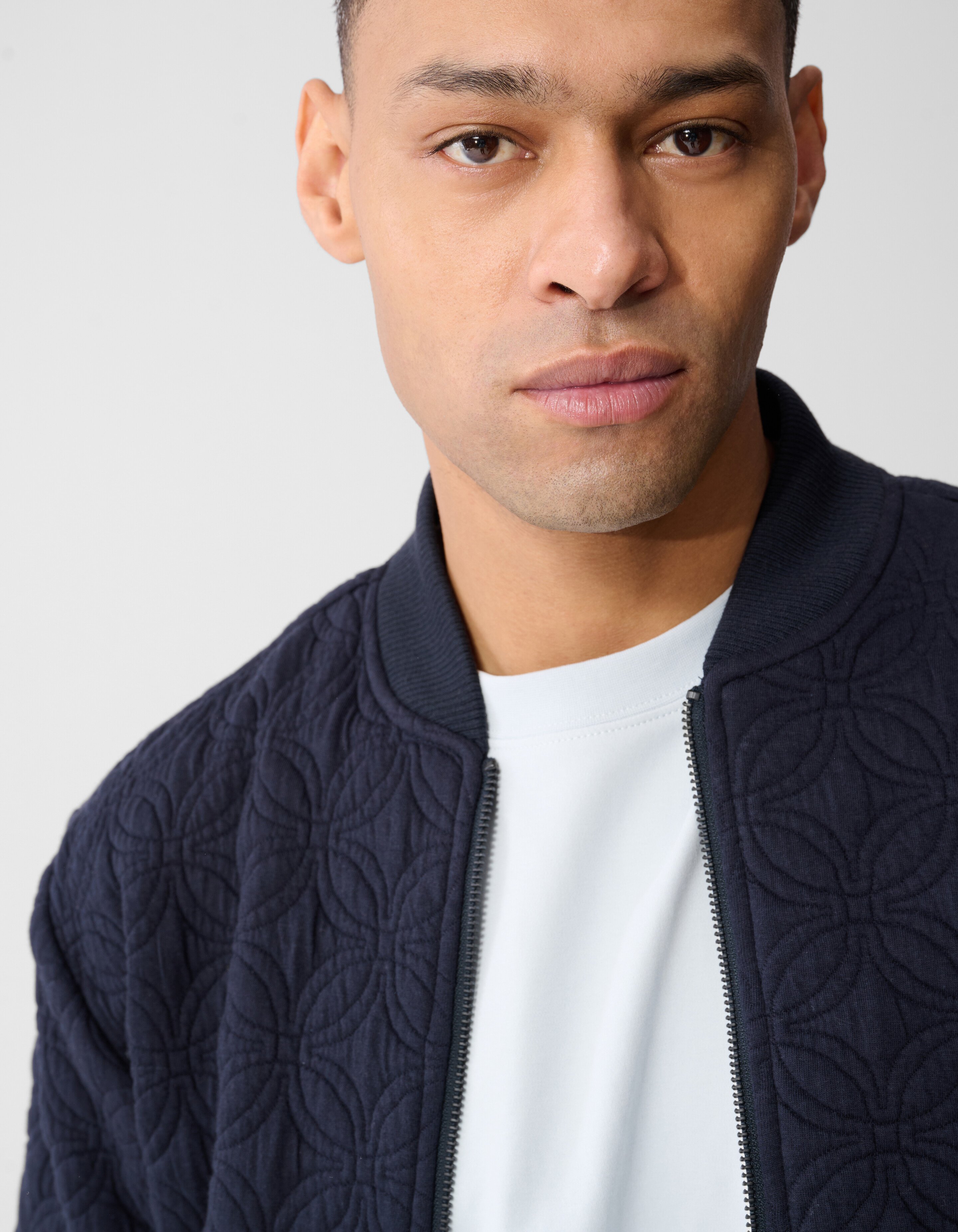 Spark Sweat Bomber Jack Donkerblauw SHOEBY MEN