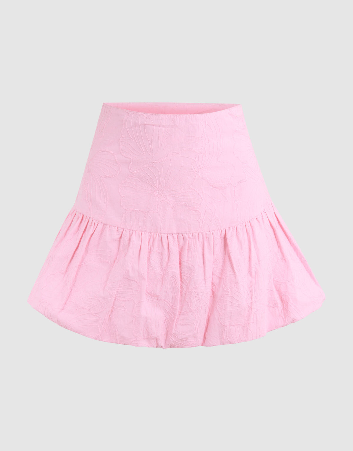 Flower Cord Balloon Mini Rok Roze SHOEBY WOMEN