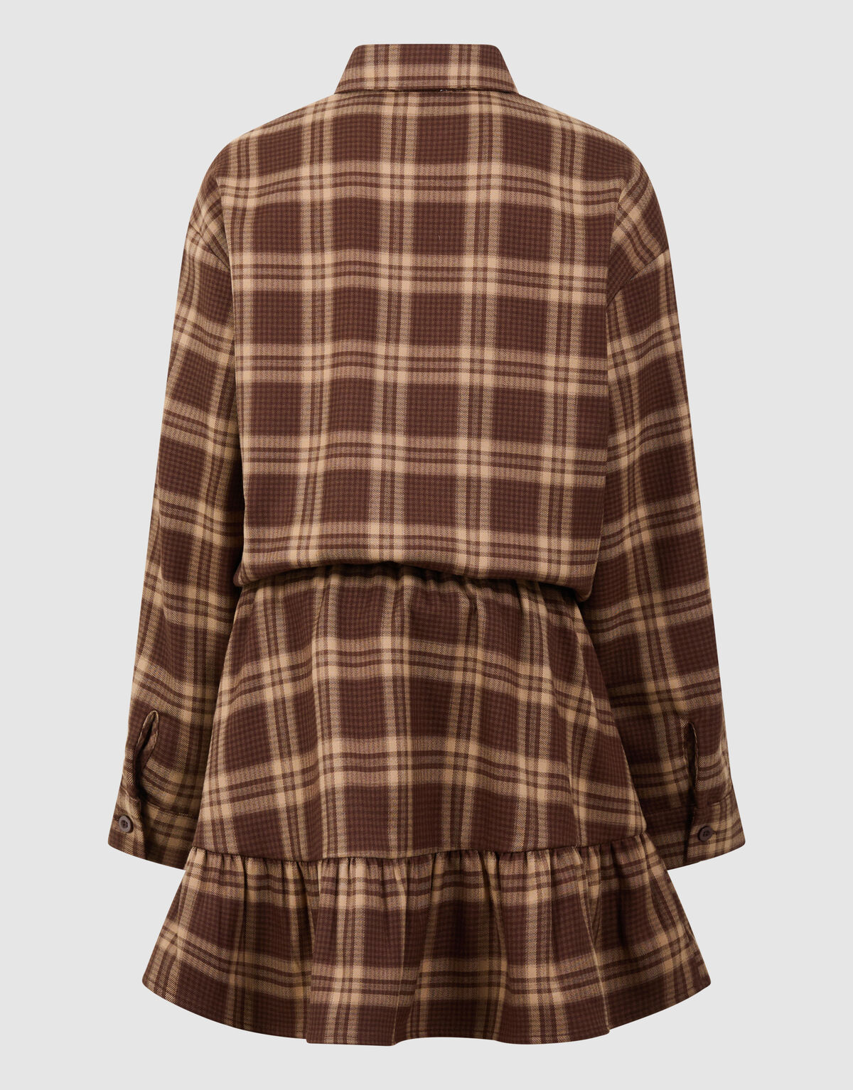 Ruiten Jurk Bruin SHOEBY GIRLS