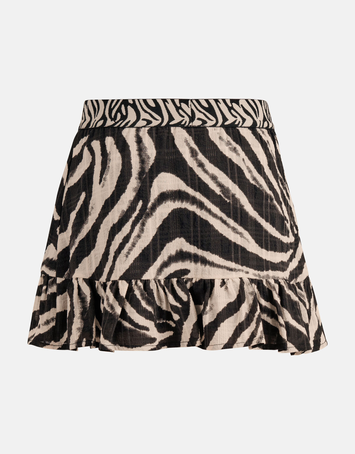 Zebraprint Rok Zwart/Beige SHOEBY GIRLS
