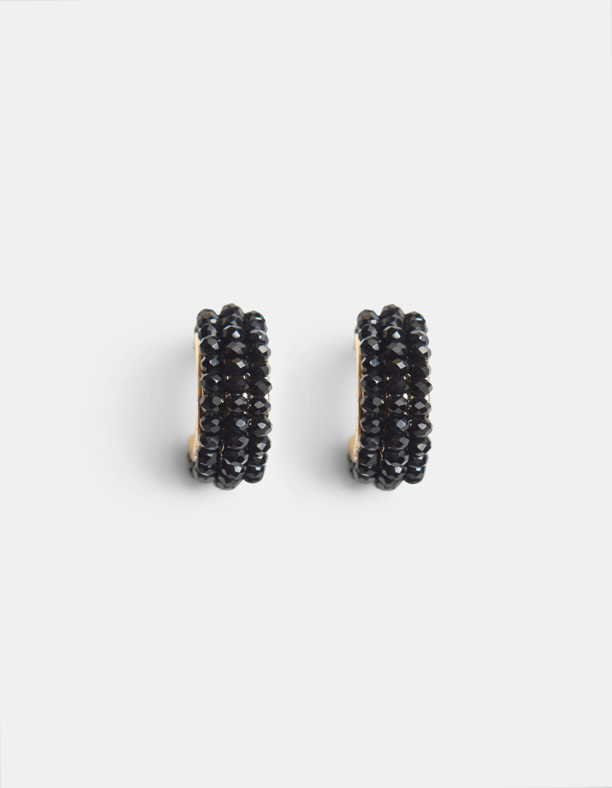 Black Beaded Oorbellen ACCESSOIRES SHOEBY