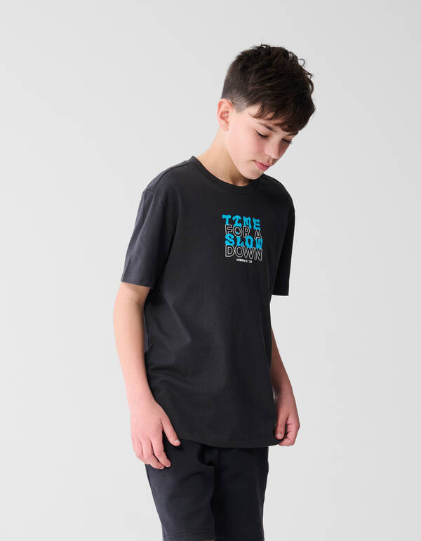 Artwork T-shirt Zwart SHOEBY BOYS