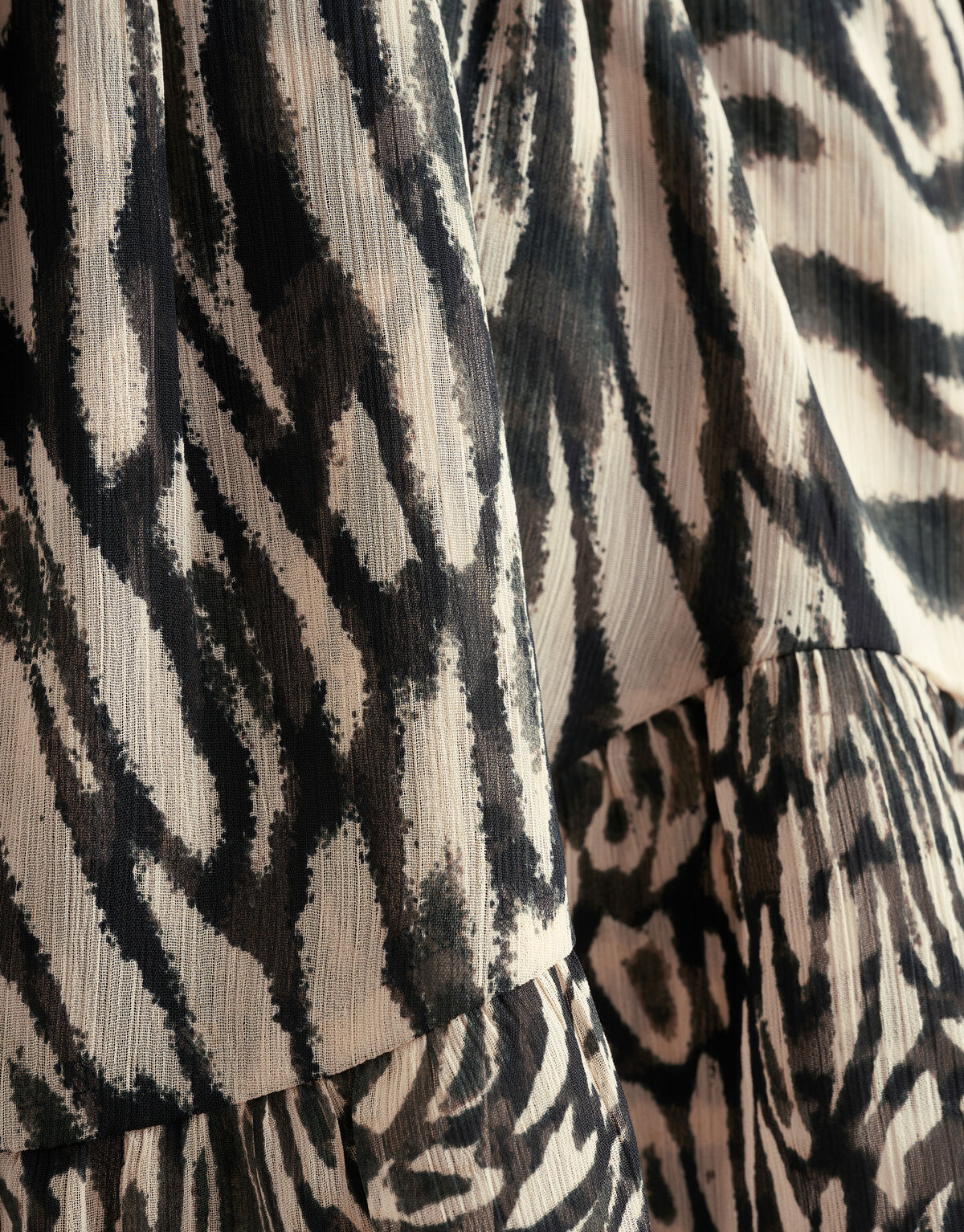 Leopard Print Jurk Zwart SHOEBY WOMEN