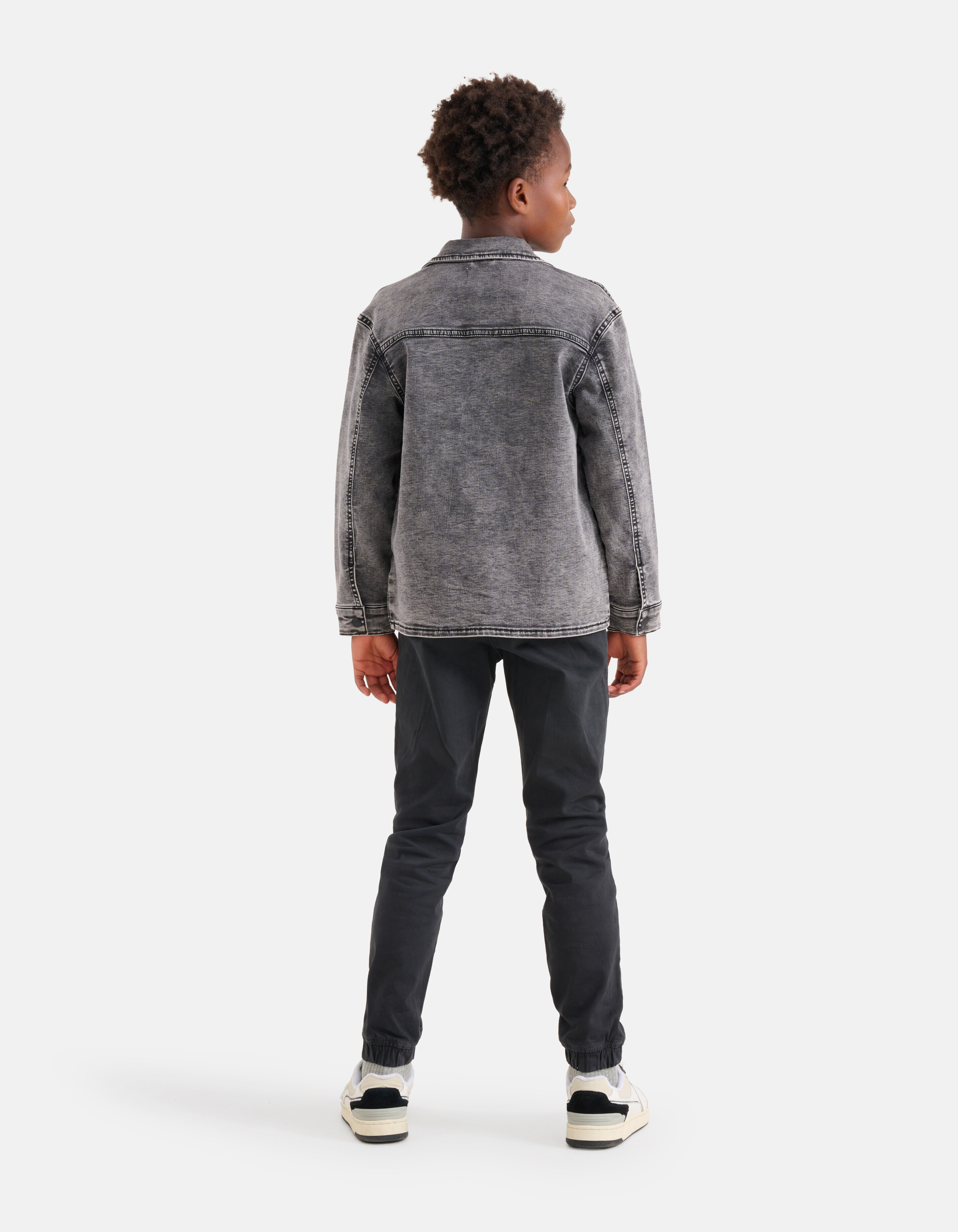 Denim Overshirt Grijs SHOEBY BOYS