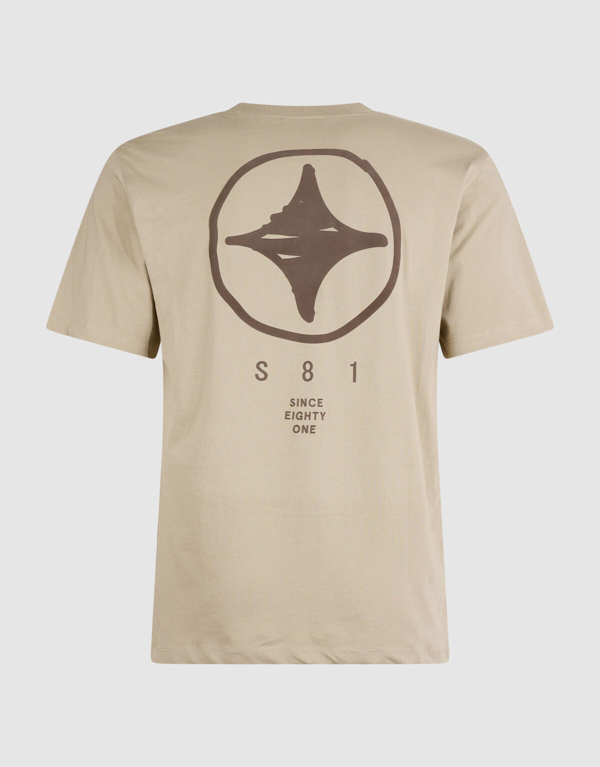 Scratched Artwork T-shirt Lichtgroen SHOEBY MEN