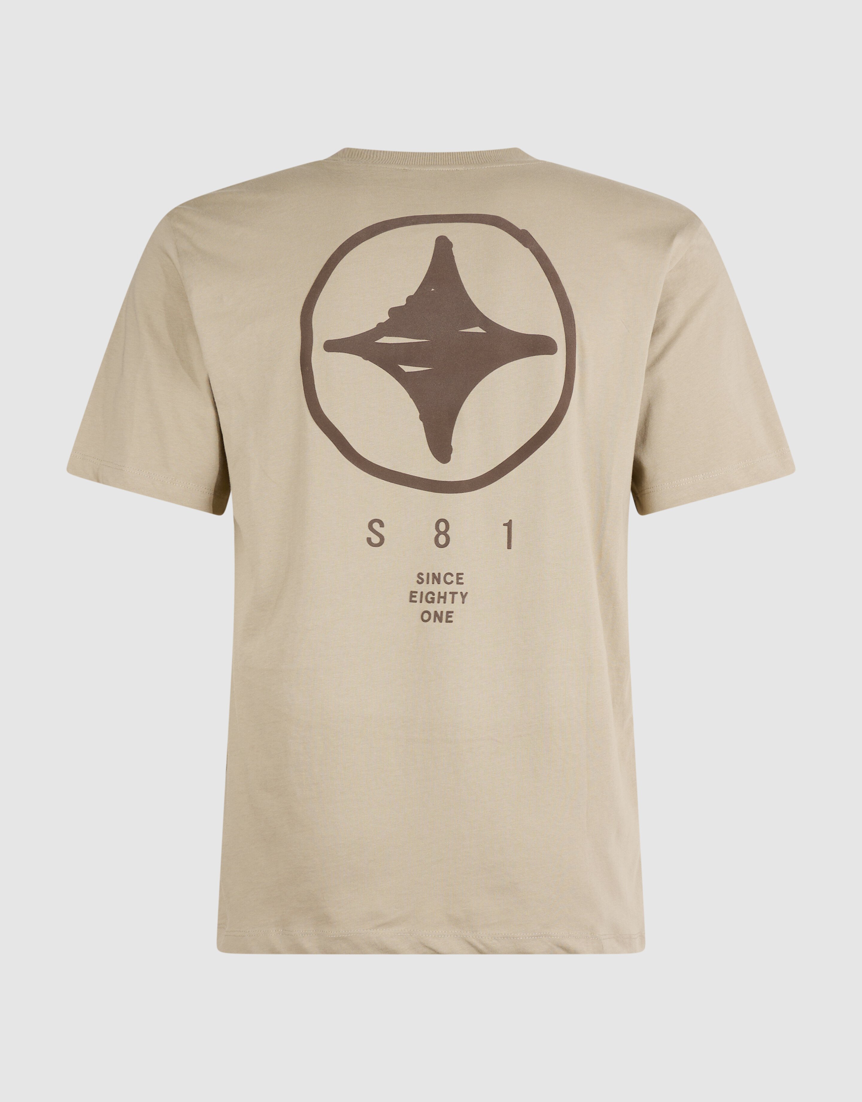 Scratched Artwork T-shirt Lichtgroen SHOEBY MEN