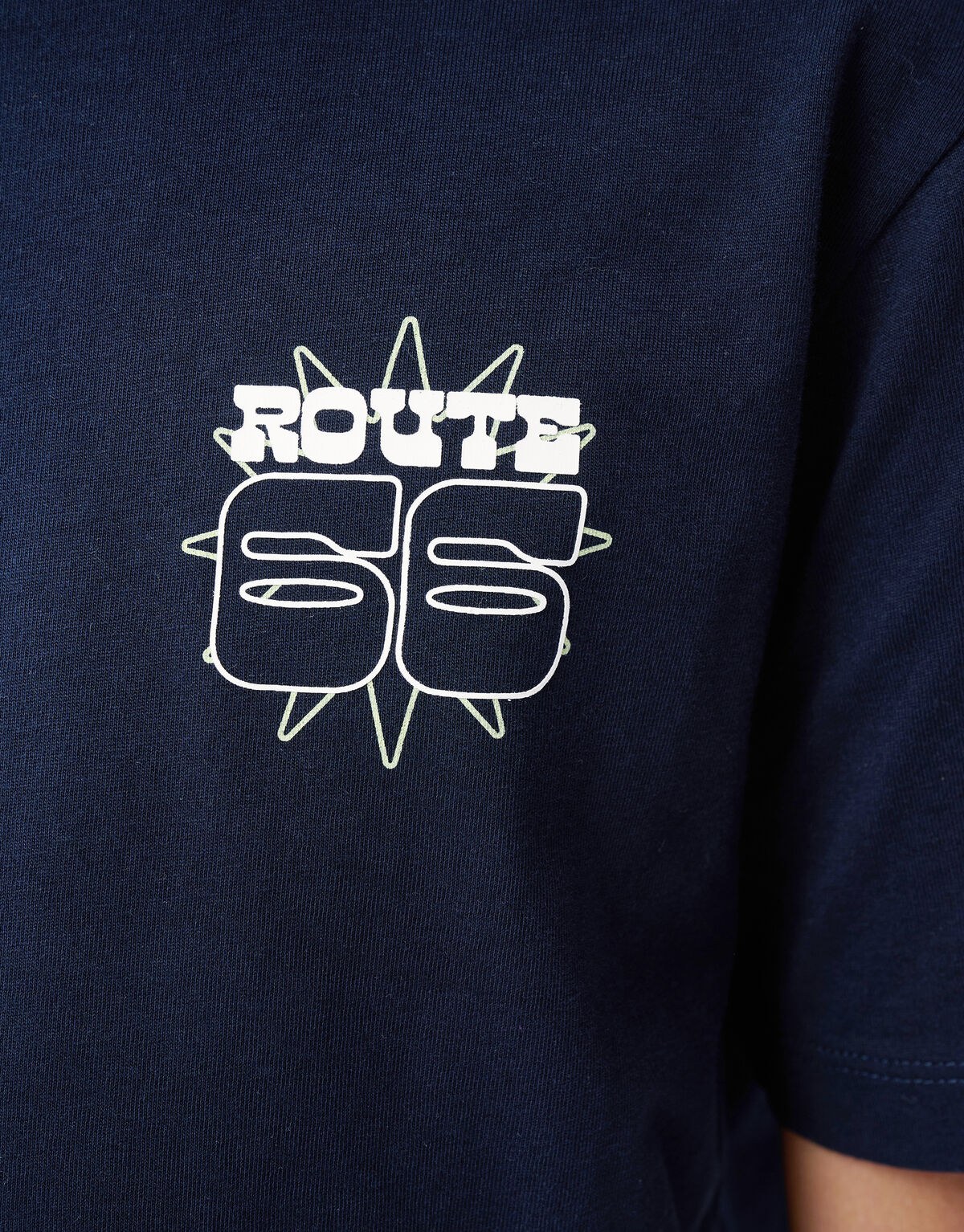 Tekst T-shirt Donkerblauw SHOEBY BOYS