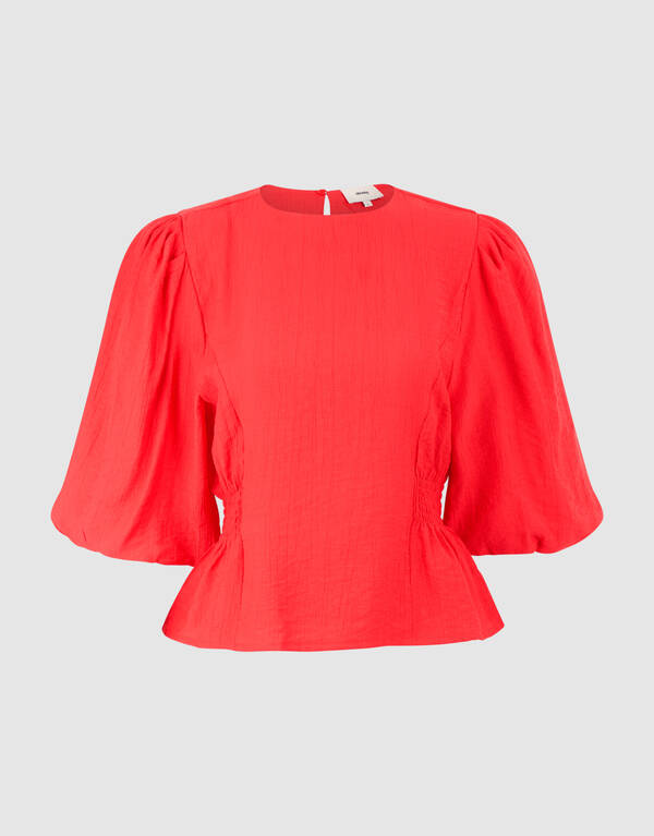 Smock Puff Top Rood SHOEBY WOMEN