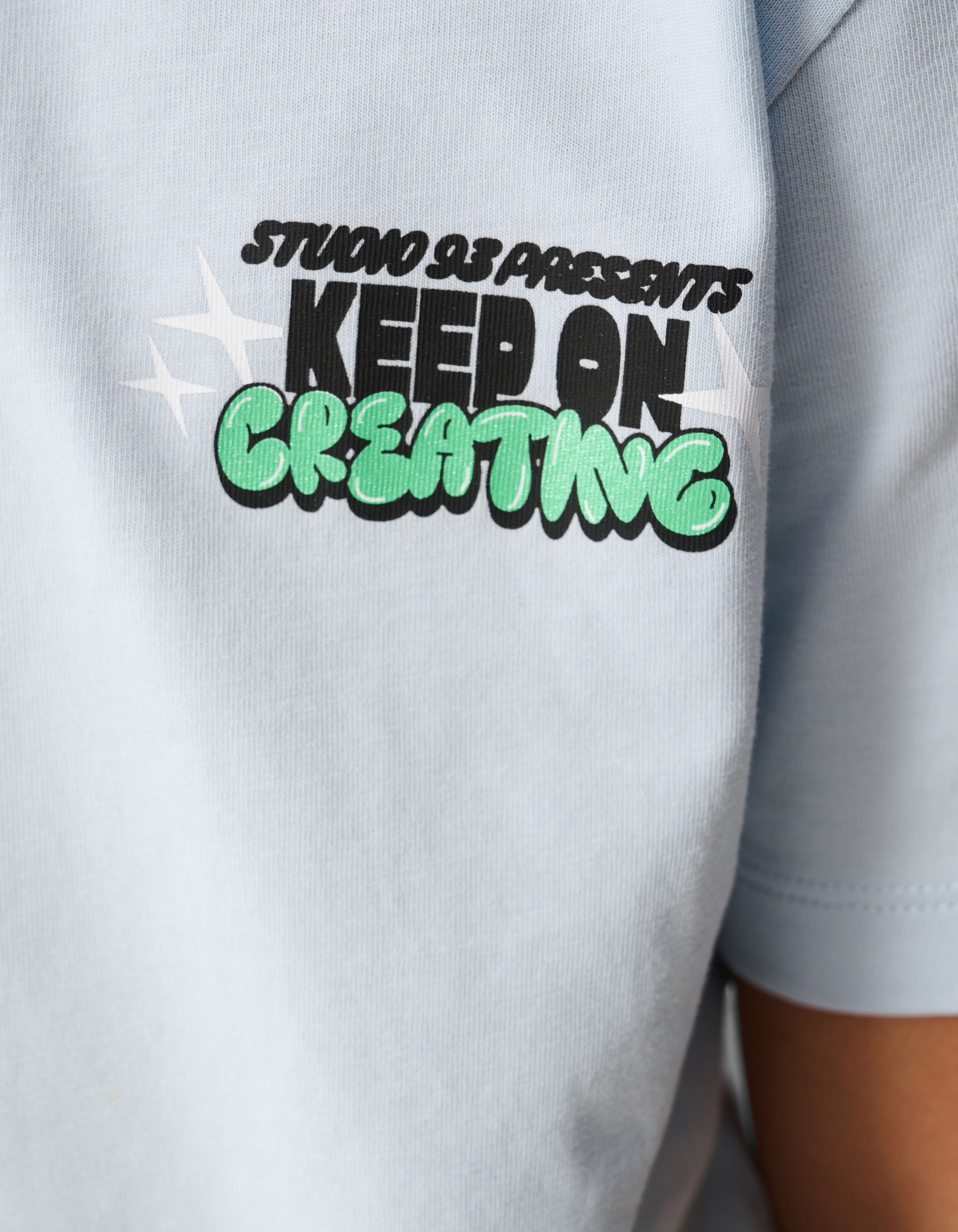 Creating Artwork T-shirt Lichtblauw SHOEBY BOYS