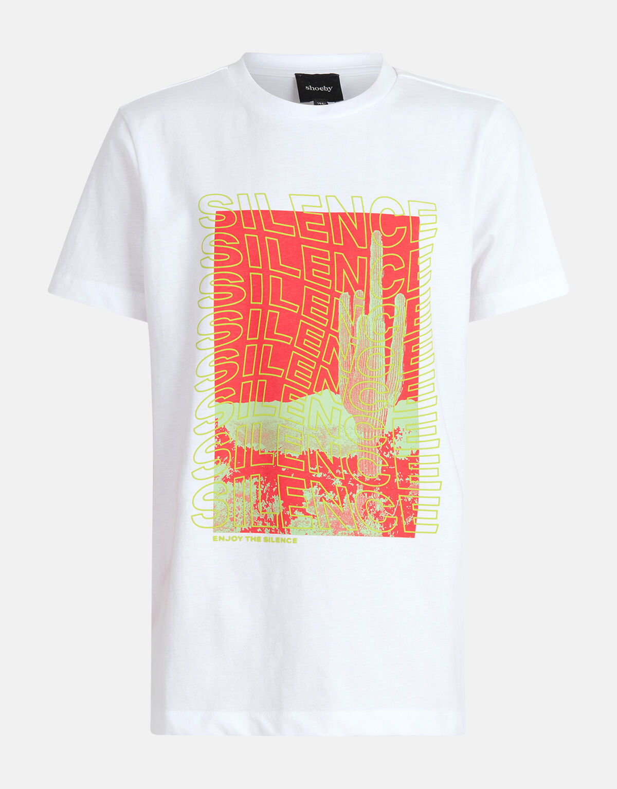 Artwork T-shirt Wit SHOEBY BOYS