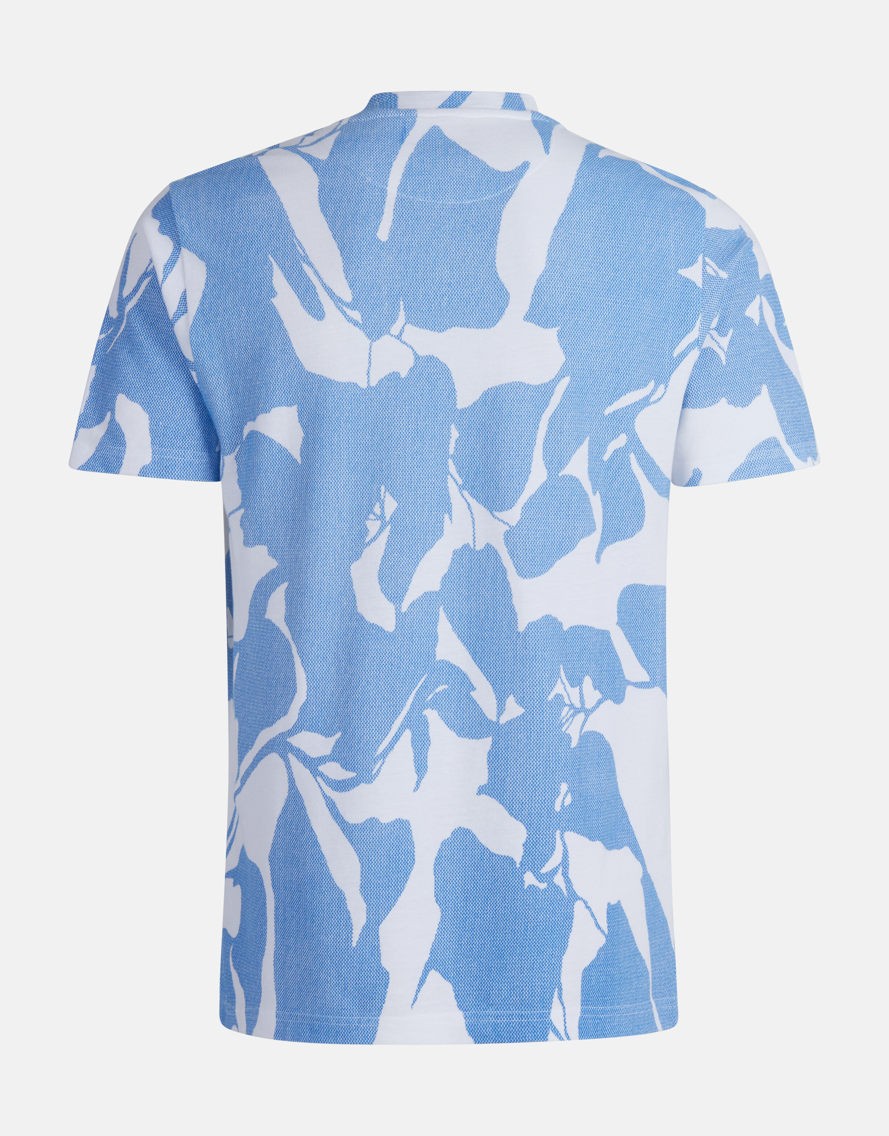 Waterprint T-shirt Blauw SHOEBY MEN
