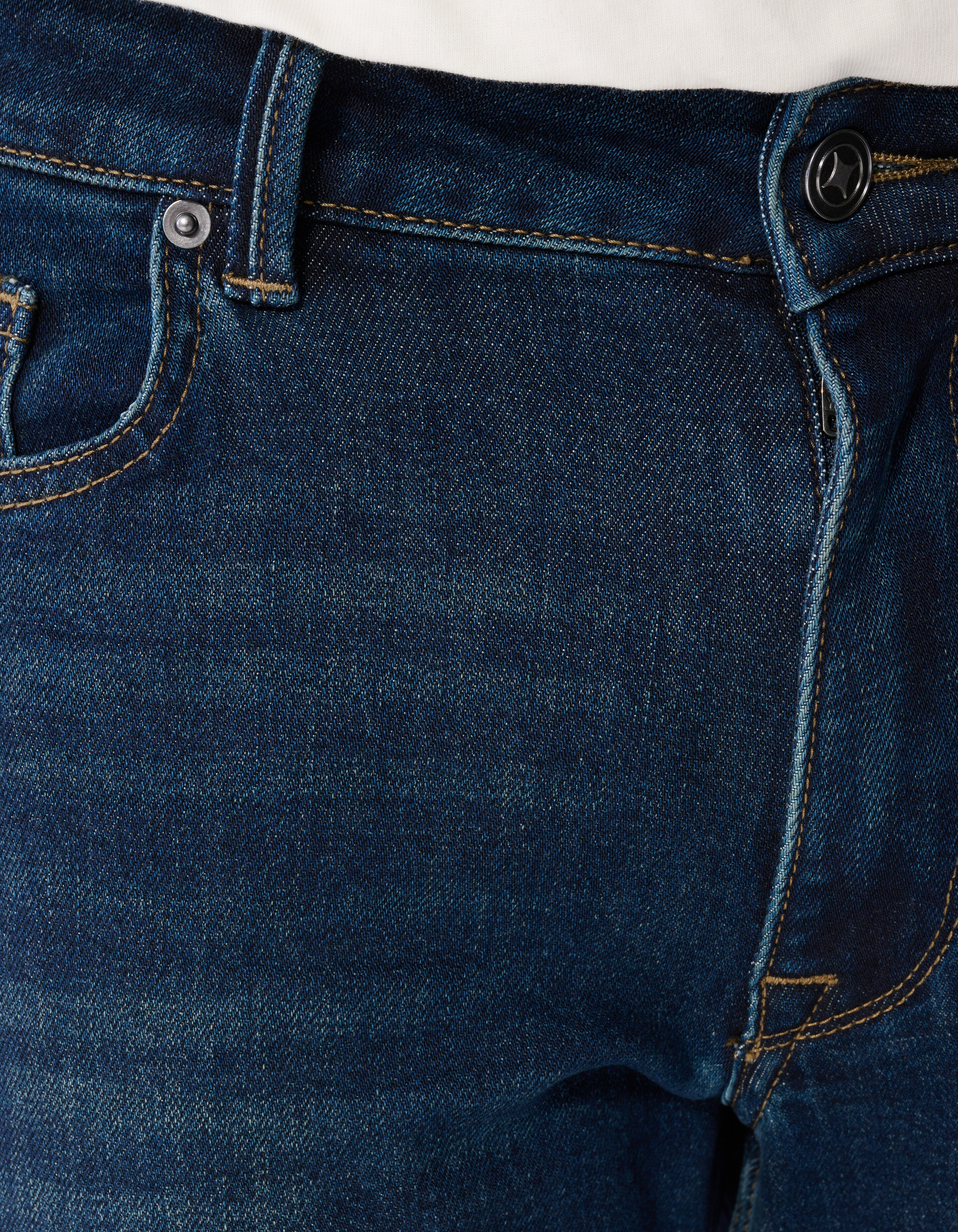 Slim Straight Fit Jeans Donkerblauw L32 SHOEBY MEN