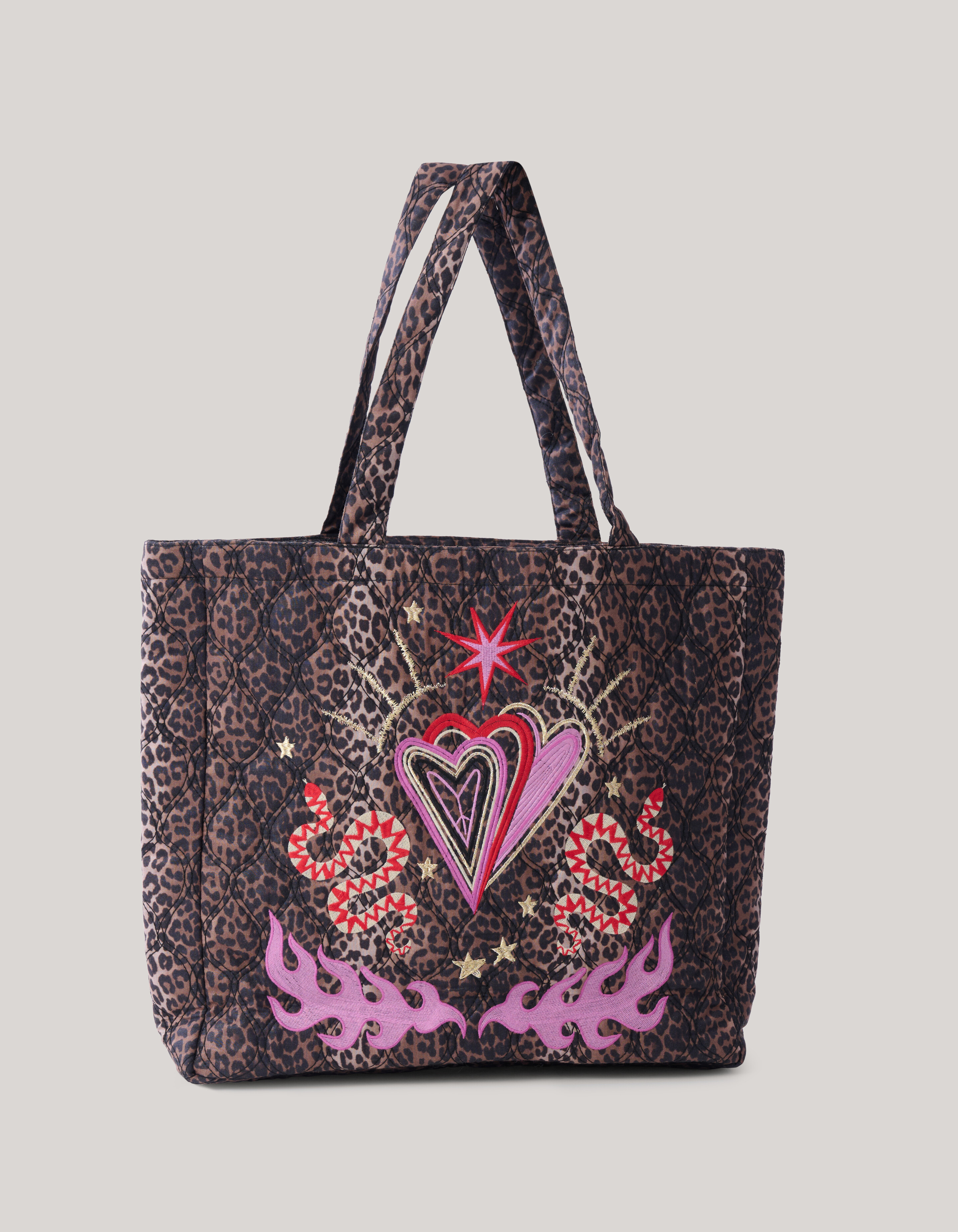 Leopard Tas Bruin SHOEBY ACCESSOIRES