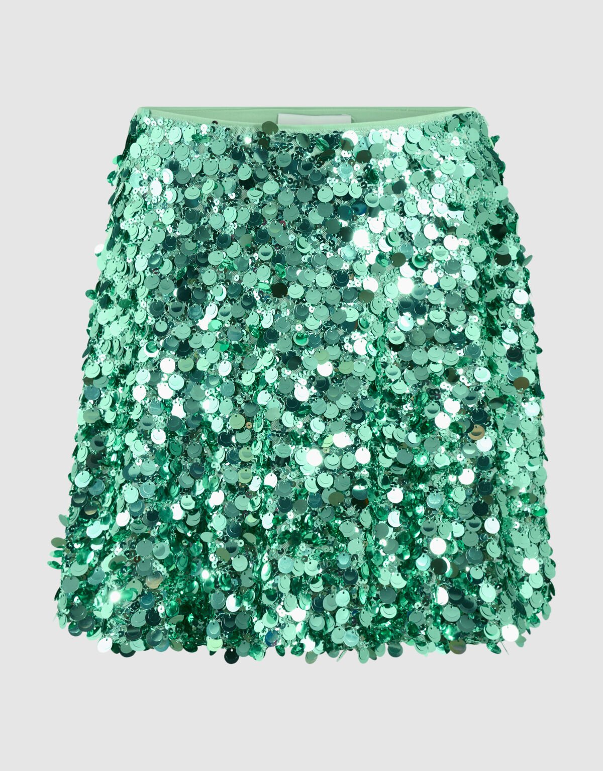Sequin Mini Rok Groen SHOEBY WOMEN