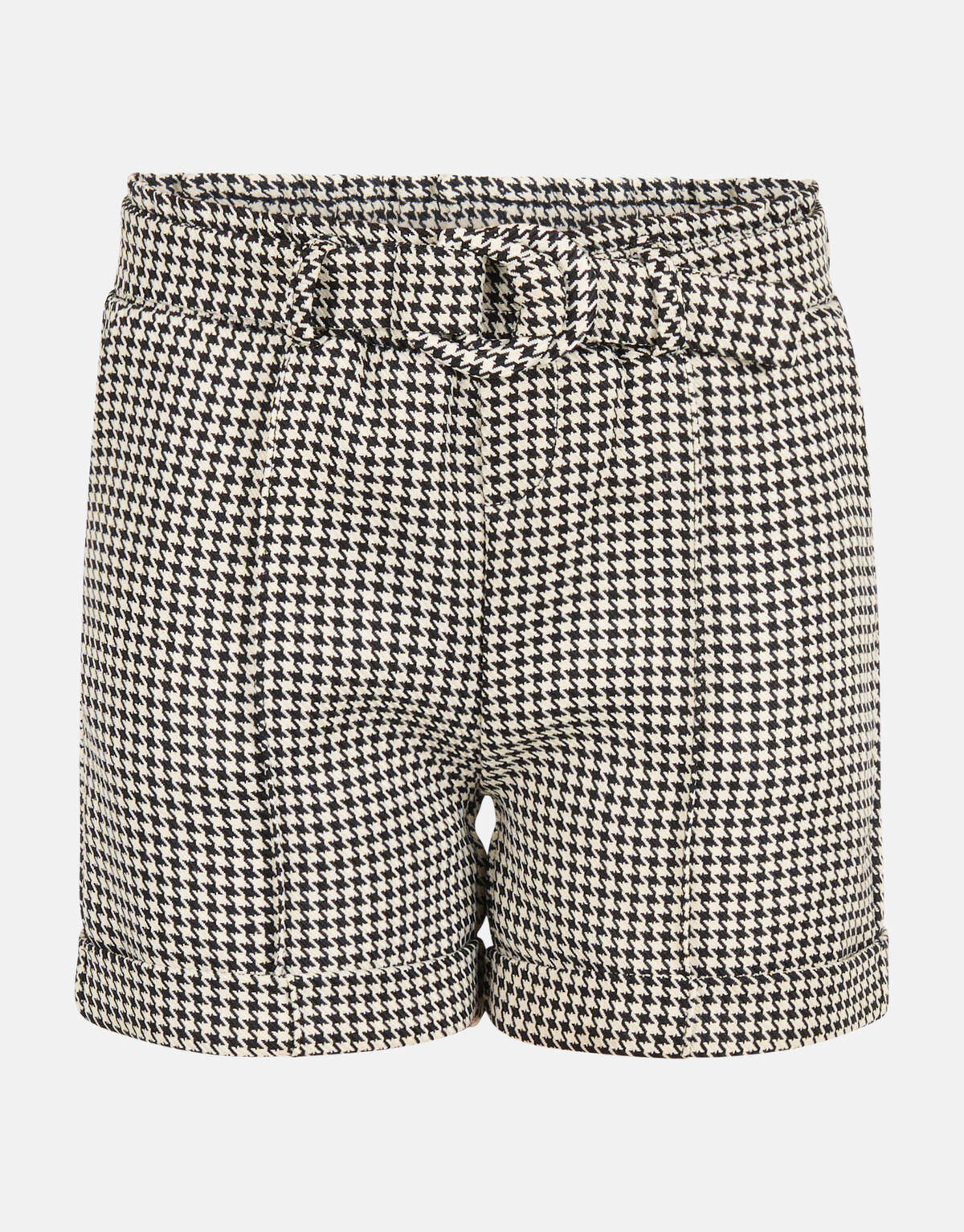 Pied-De-Poule Short Zwart/Wit SHOEBY GIRLS