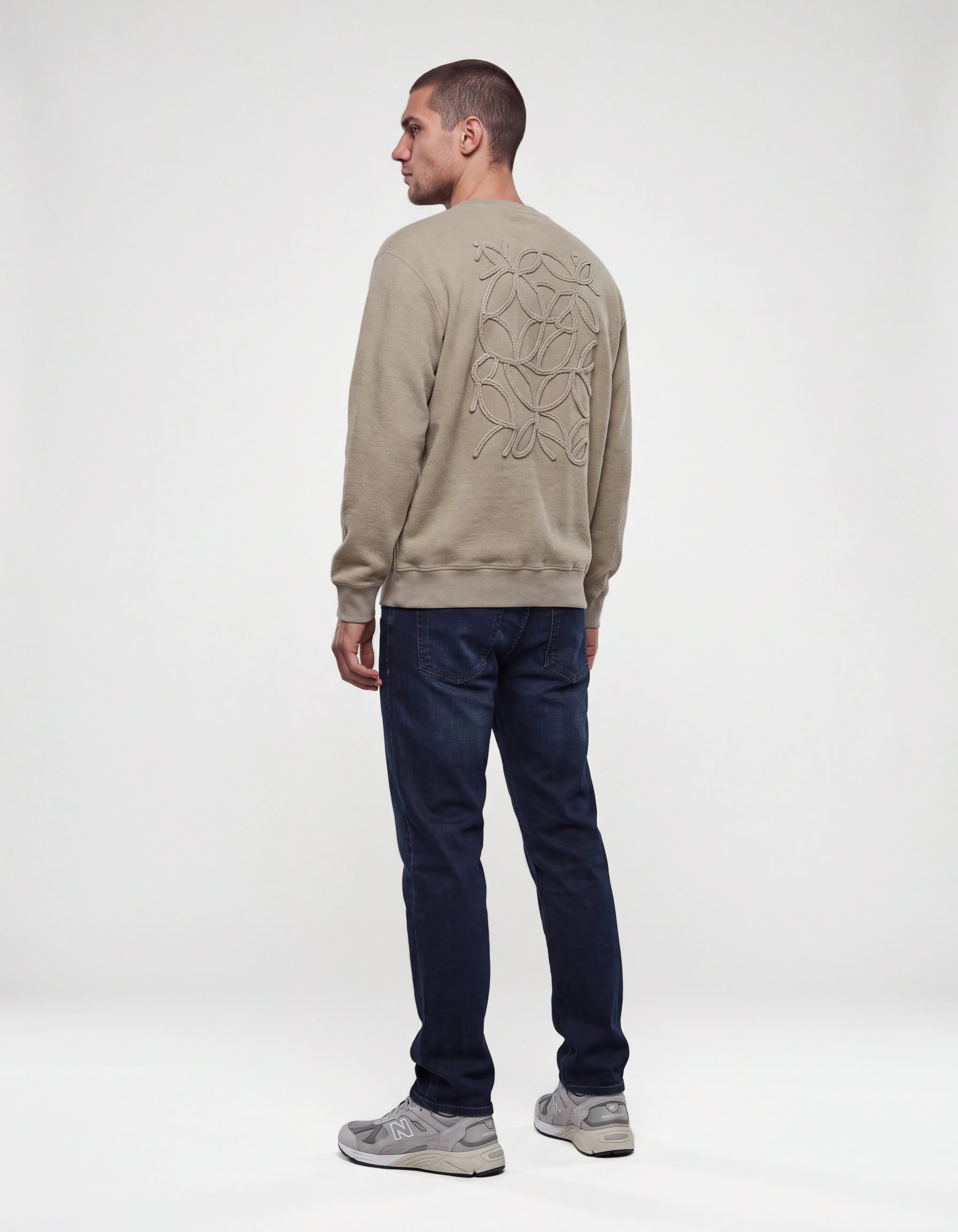 Comfort Straight Fit Jeans Blauw/Bruin L34 SHOEBY MEN