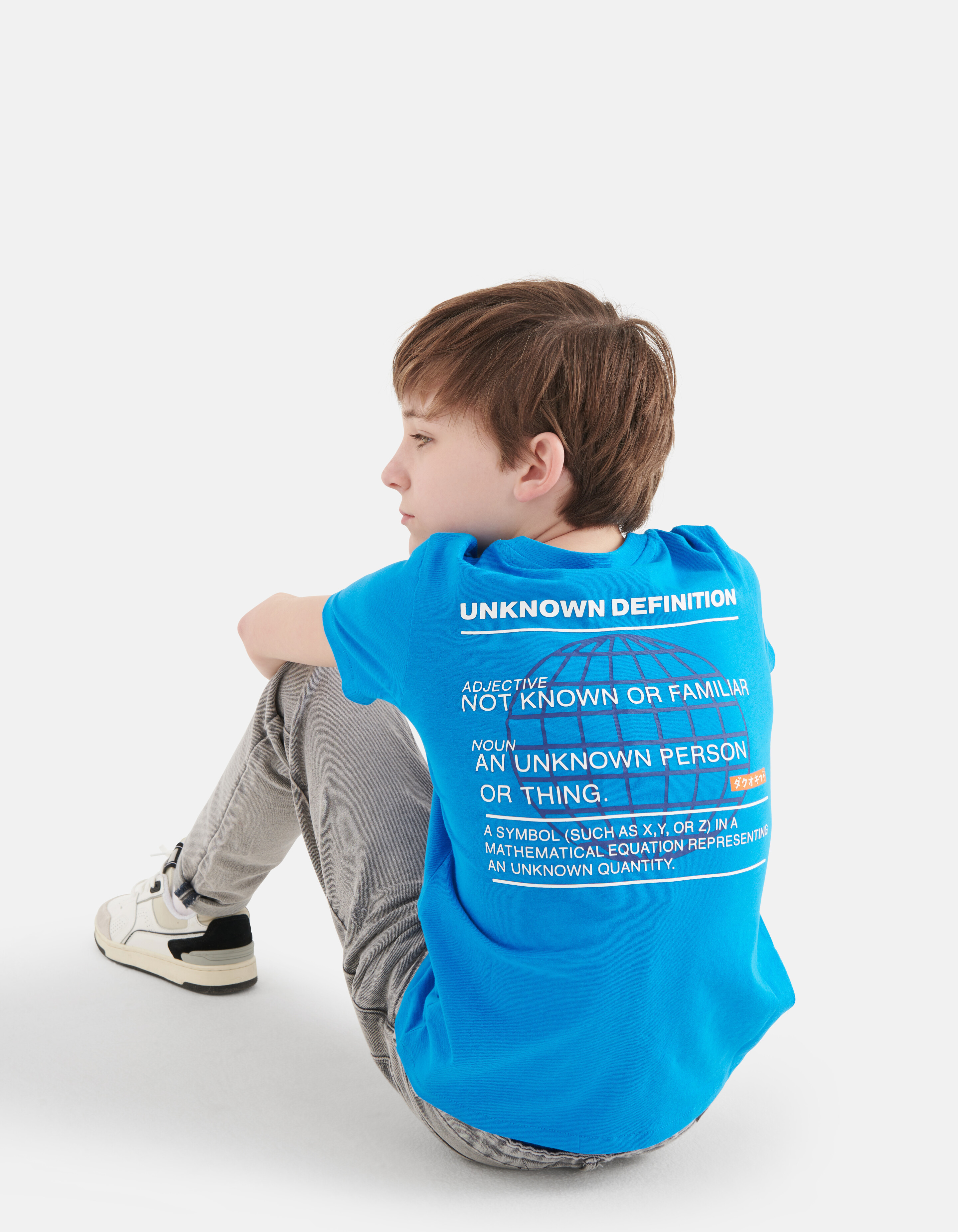 Artwork T-shirt Blauw SHOEBY BOYS