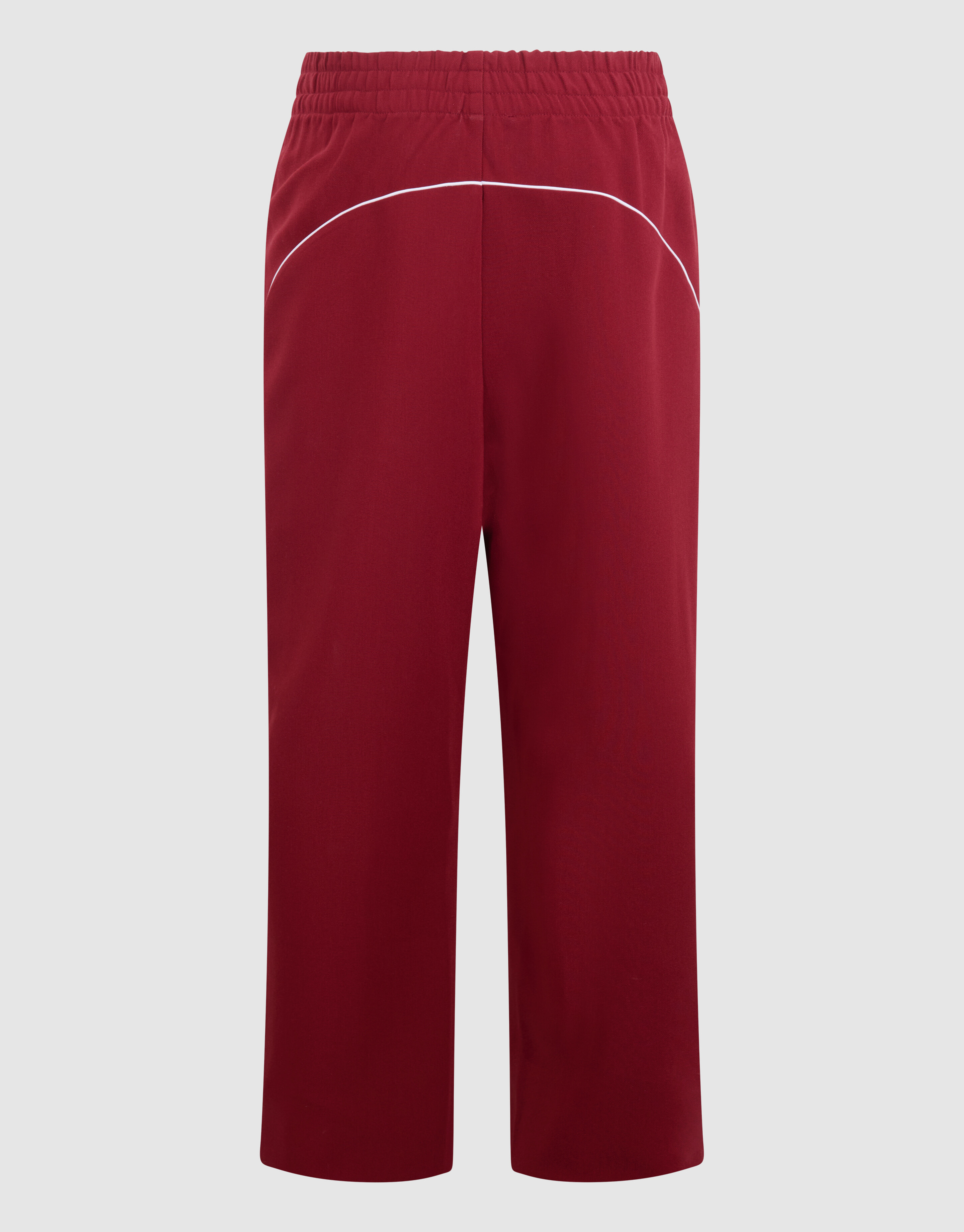 Sporty Wide Leg Broek Rood SHOEBY WOMEN