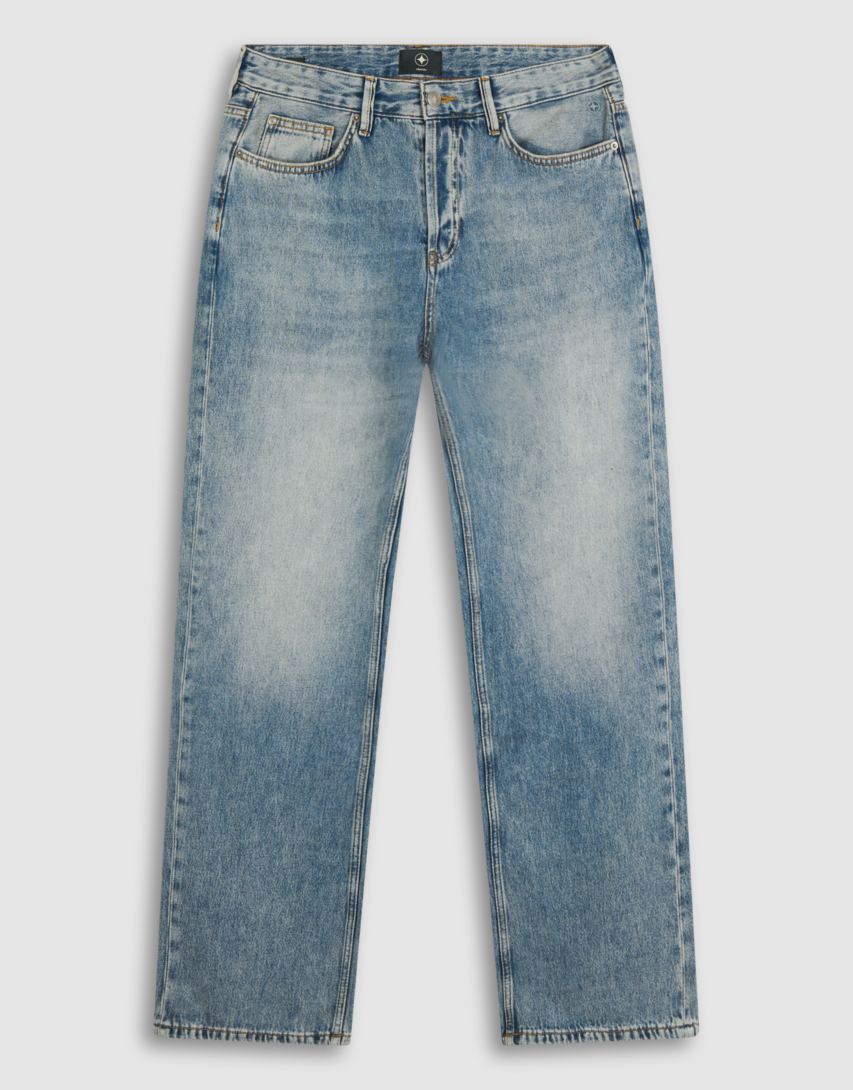 Relaxed Fit Jeans Blauw SHOEBY MEN