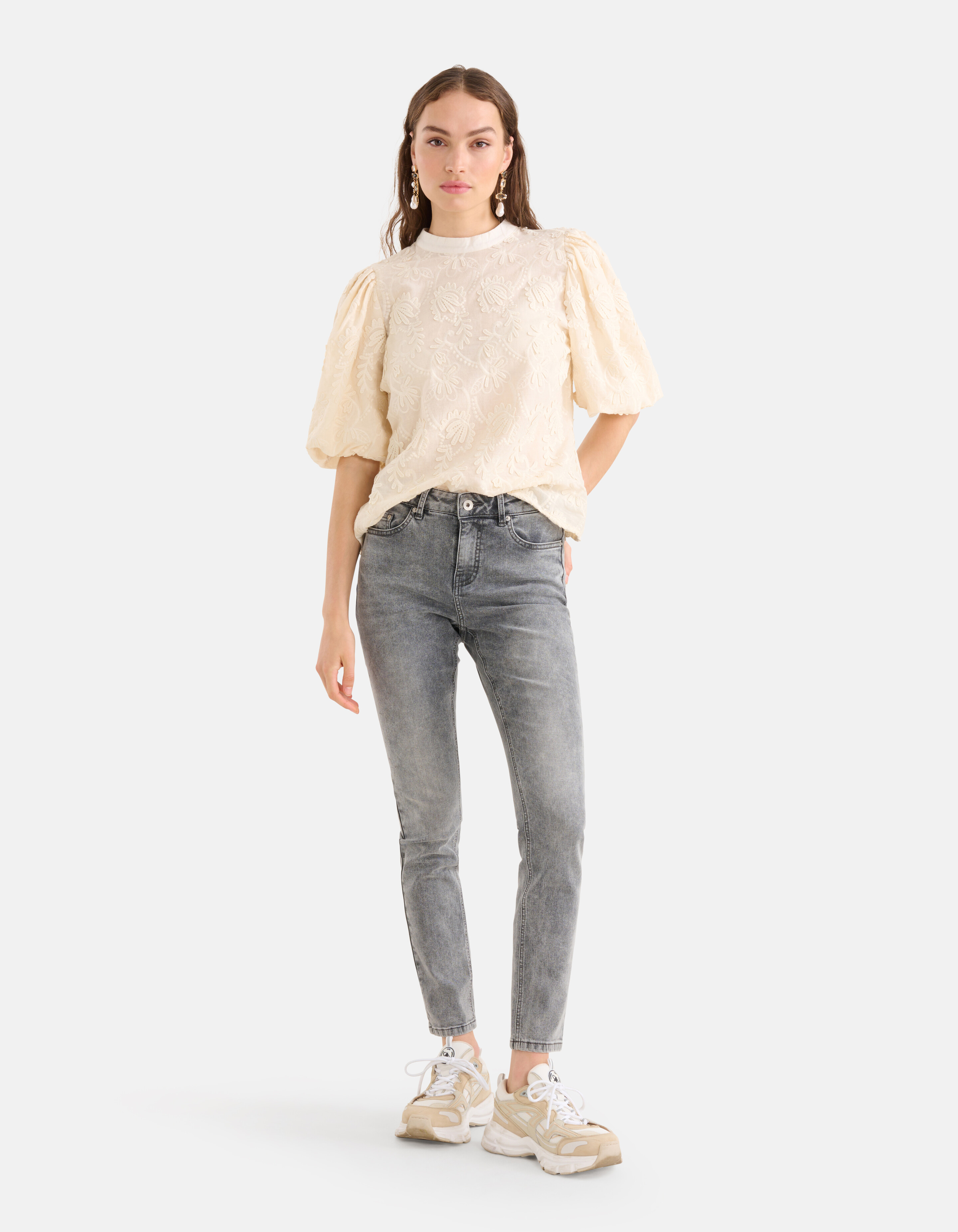 Skinny Denim Jeans L28 Grijs SHOEBY WOMEN