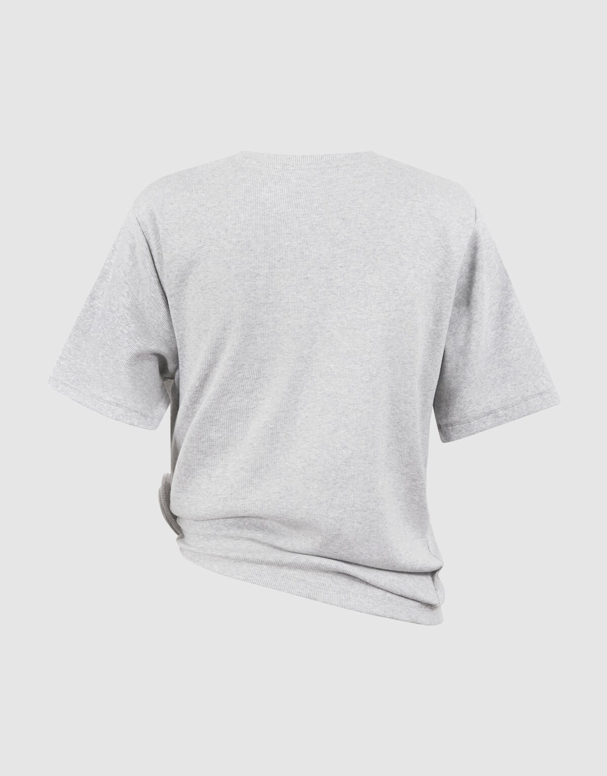 Knot T-shirt Lichtgrijs By Mieke SHOEBY WOMEN