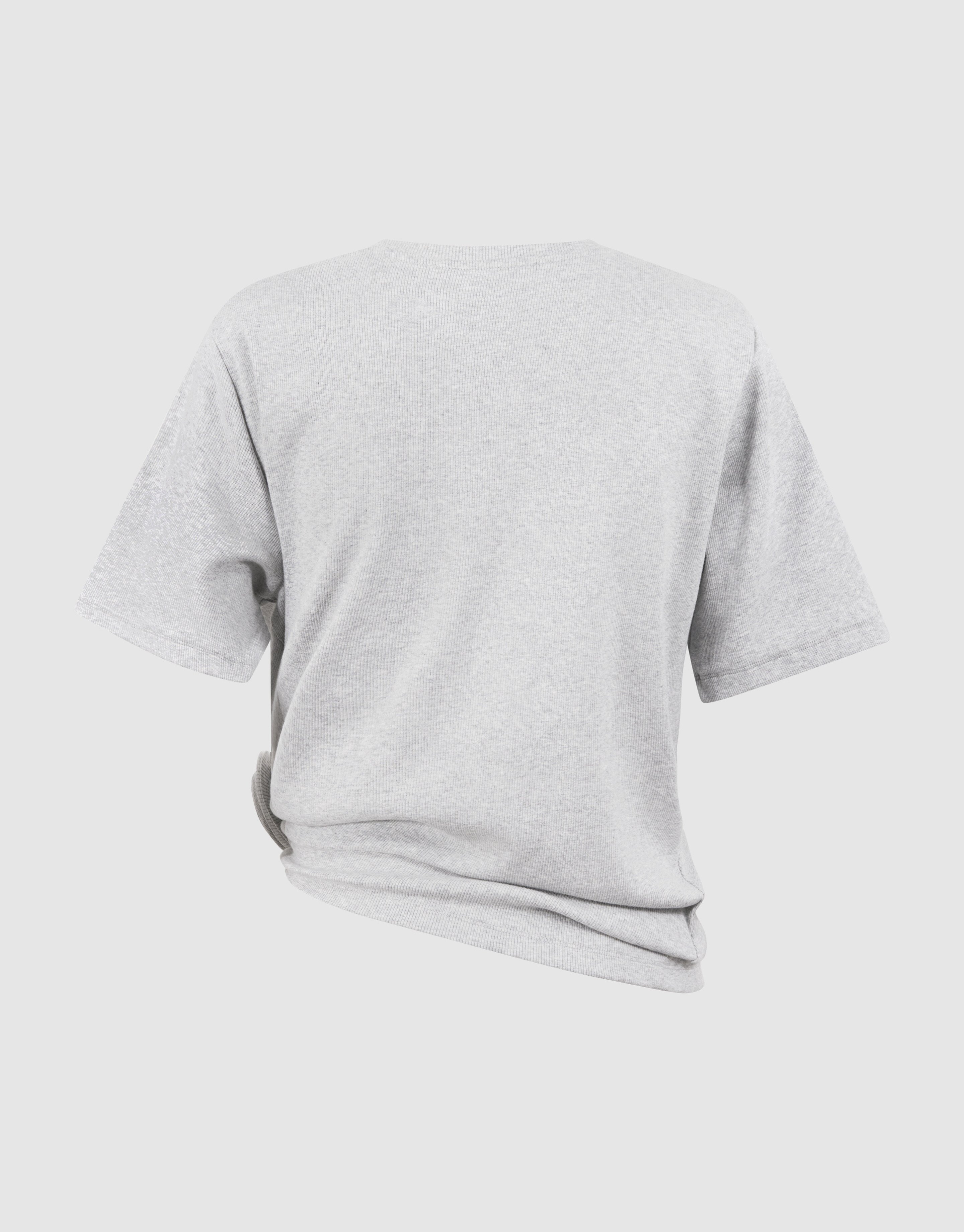 Knot T-shirt Lichtgrijs By Mieke SHOEBY WOMEN