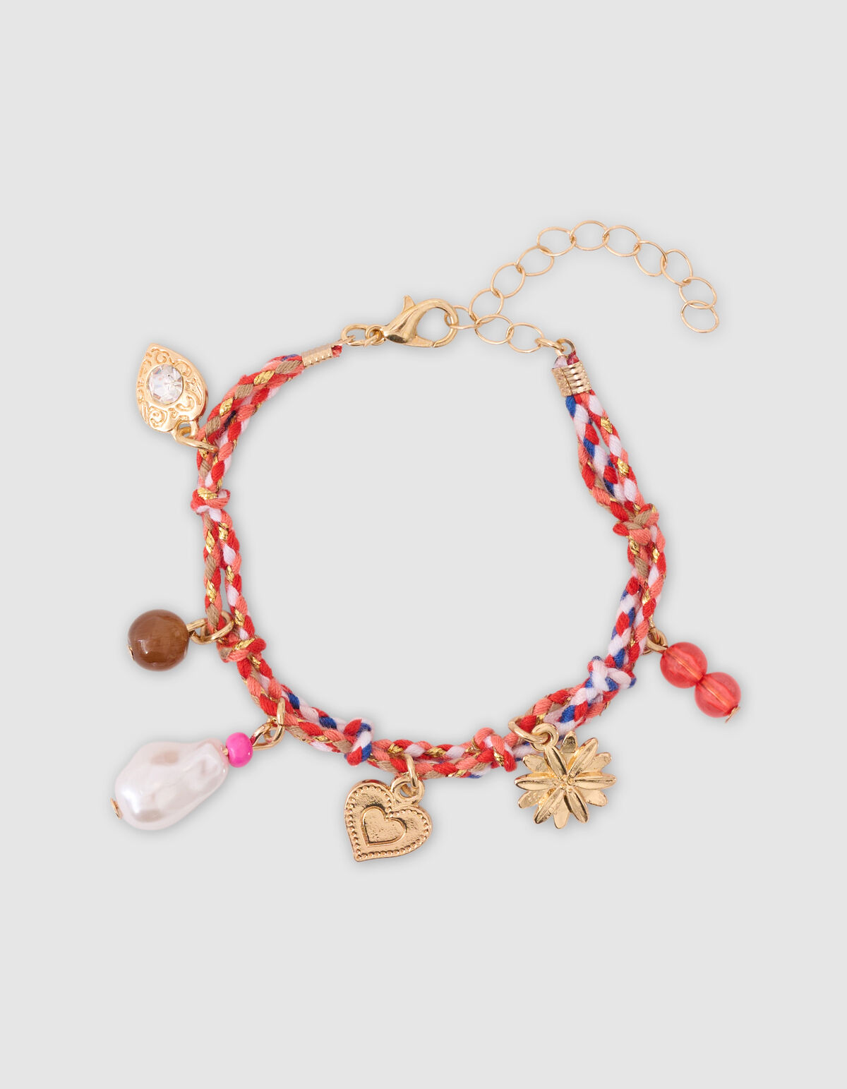 Charm Armband Oranje SHOEBY ACCESSOIRES