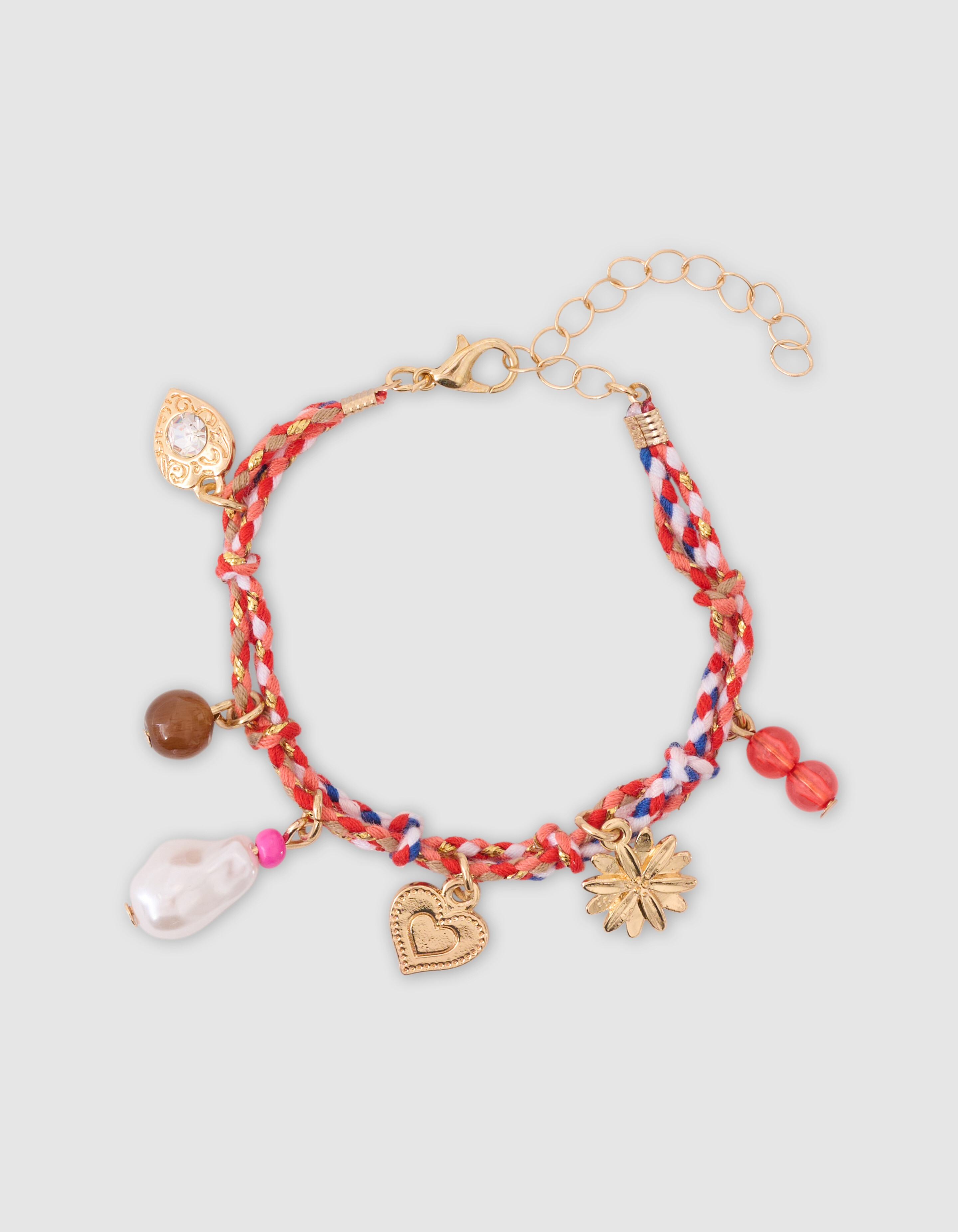 Charm Armband Oranje SHOEBY ACCESSOIRES
