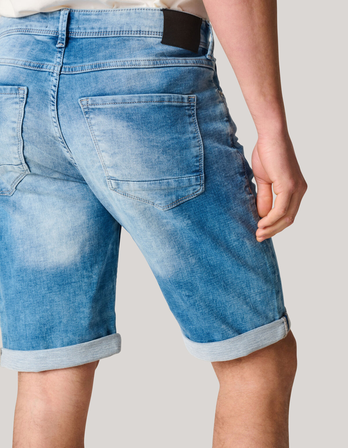 Jog Denim Short Mediumstone SHOEBY MEN