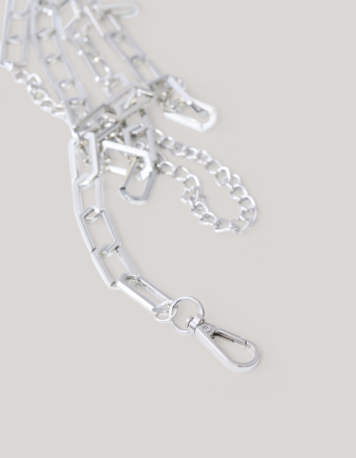 Flat Rectangle Riem Zilver SHOEBY ACCESSOIRES