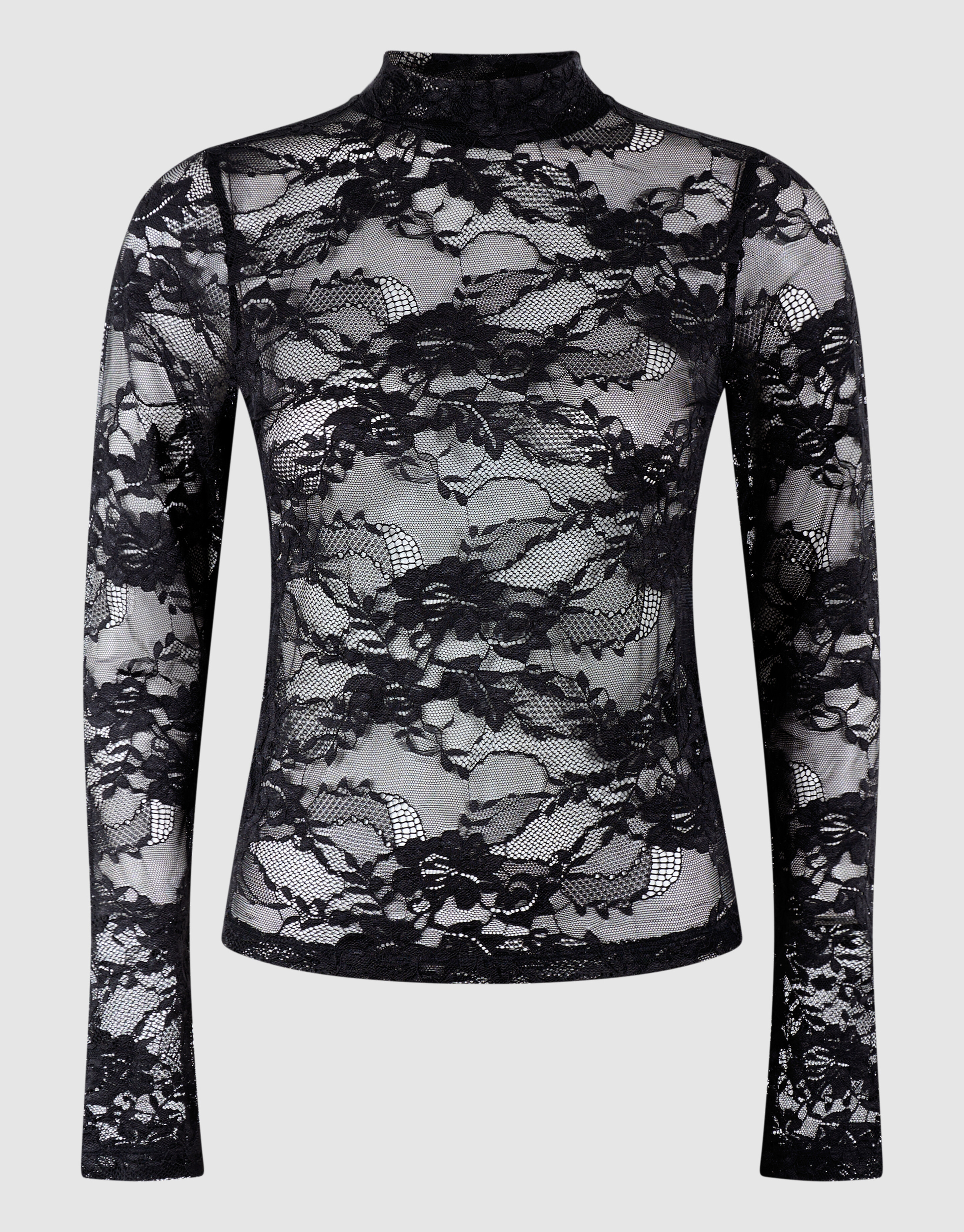 Kanten Top Zwart SHOEBY WOMEN