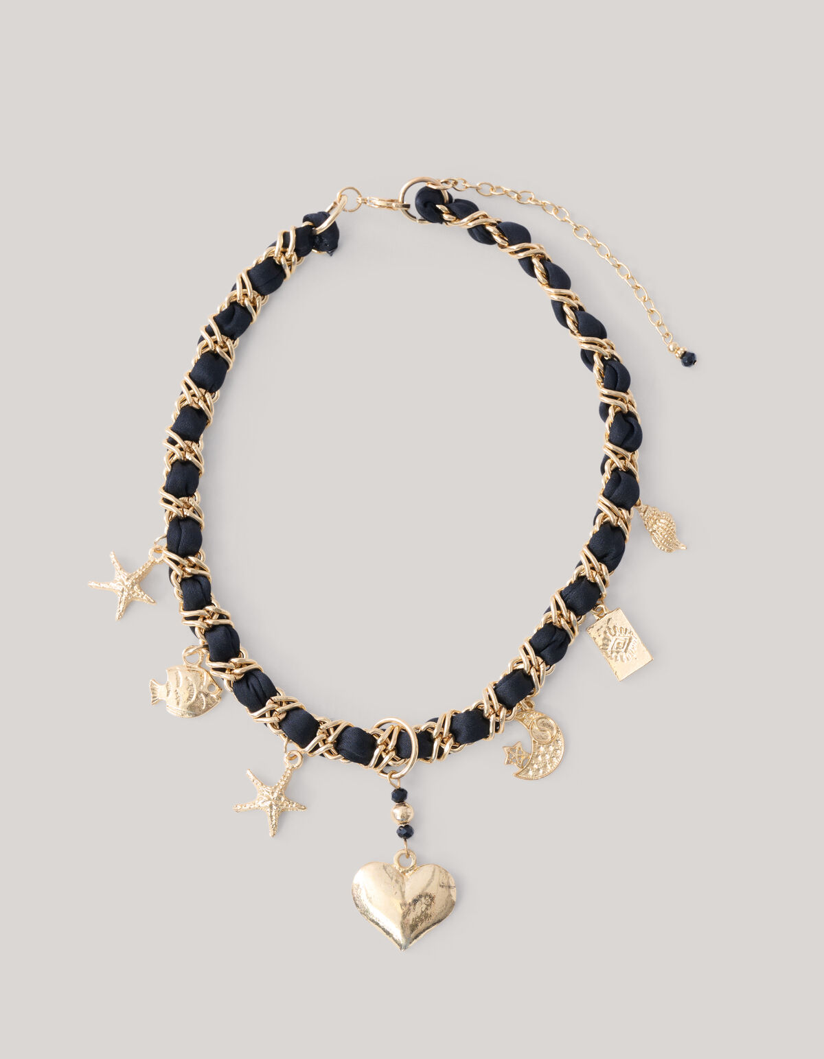 Charm Ketting Zwart SHOEBY ACCESSOIRES