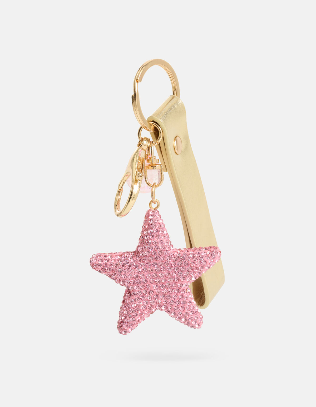 Stras Ster Sleutelhanger Roze SHOEBY ACCESSOIRES